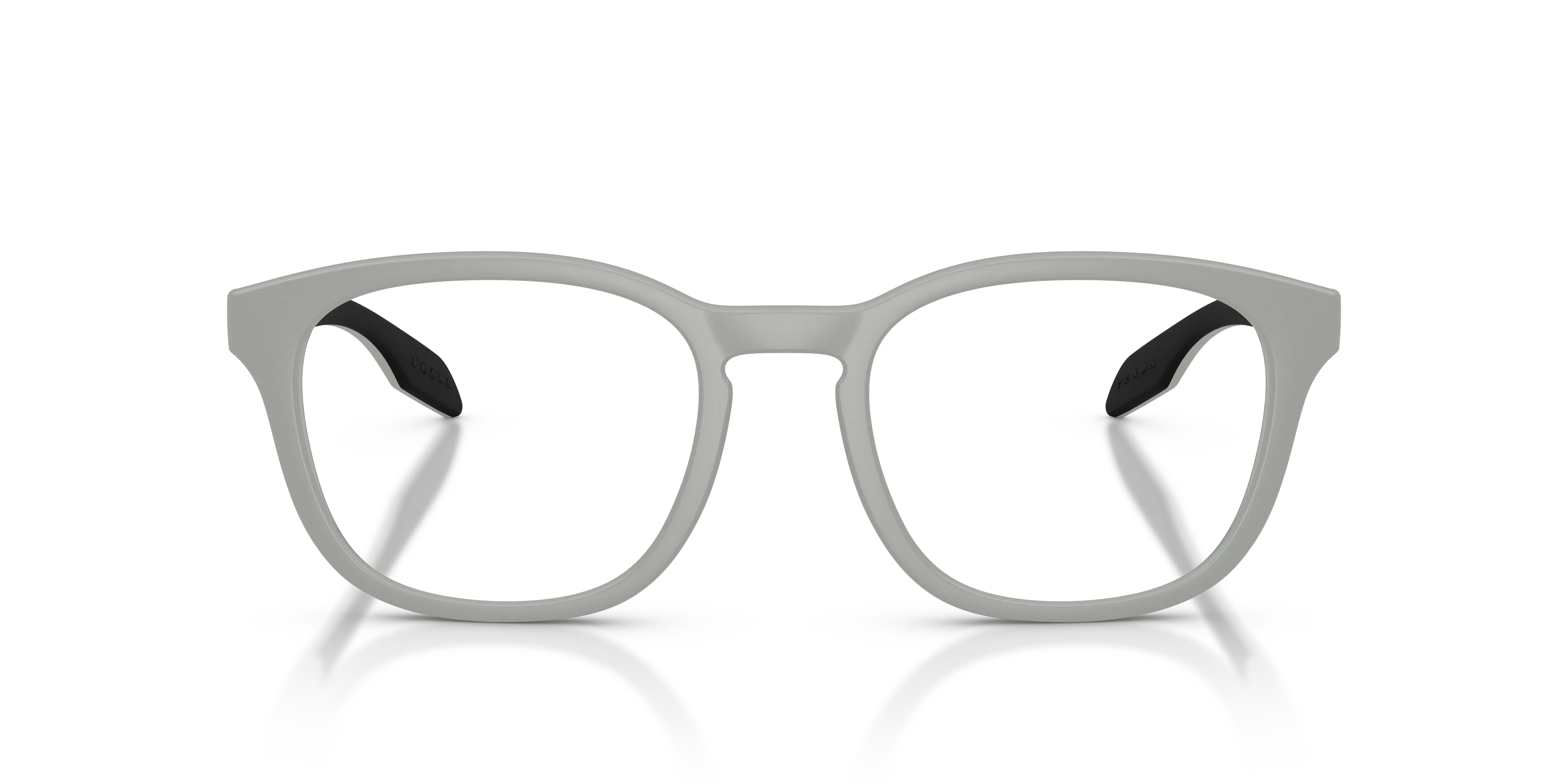 Prada Linea Rossa PS 03TV 27U1O1 Montature da vista Iniettato Grigio Trasparente Pantos Normale - immagine 3