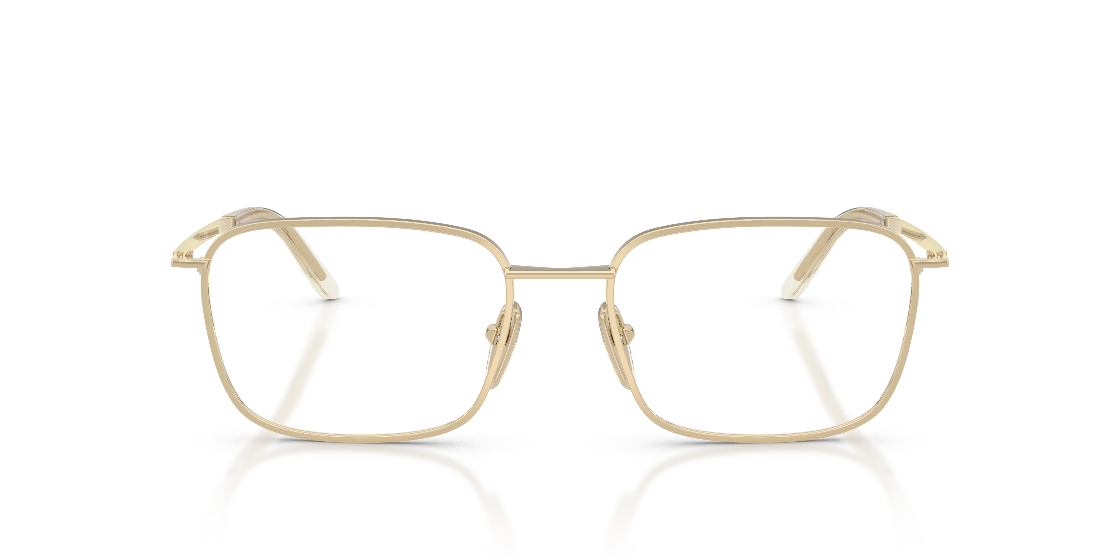 Prada PR D55V ZVN1O1 Montature da vista Metallo Oro Trasparente Squadrata Normale - immagine 3