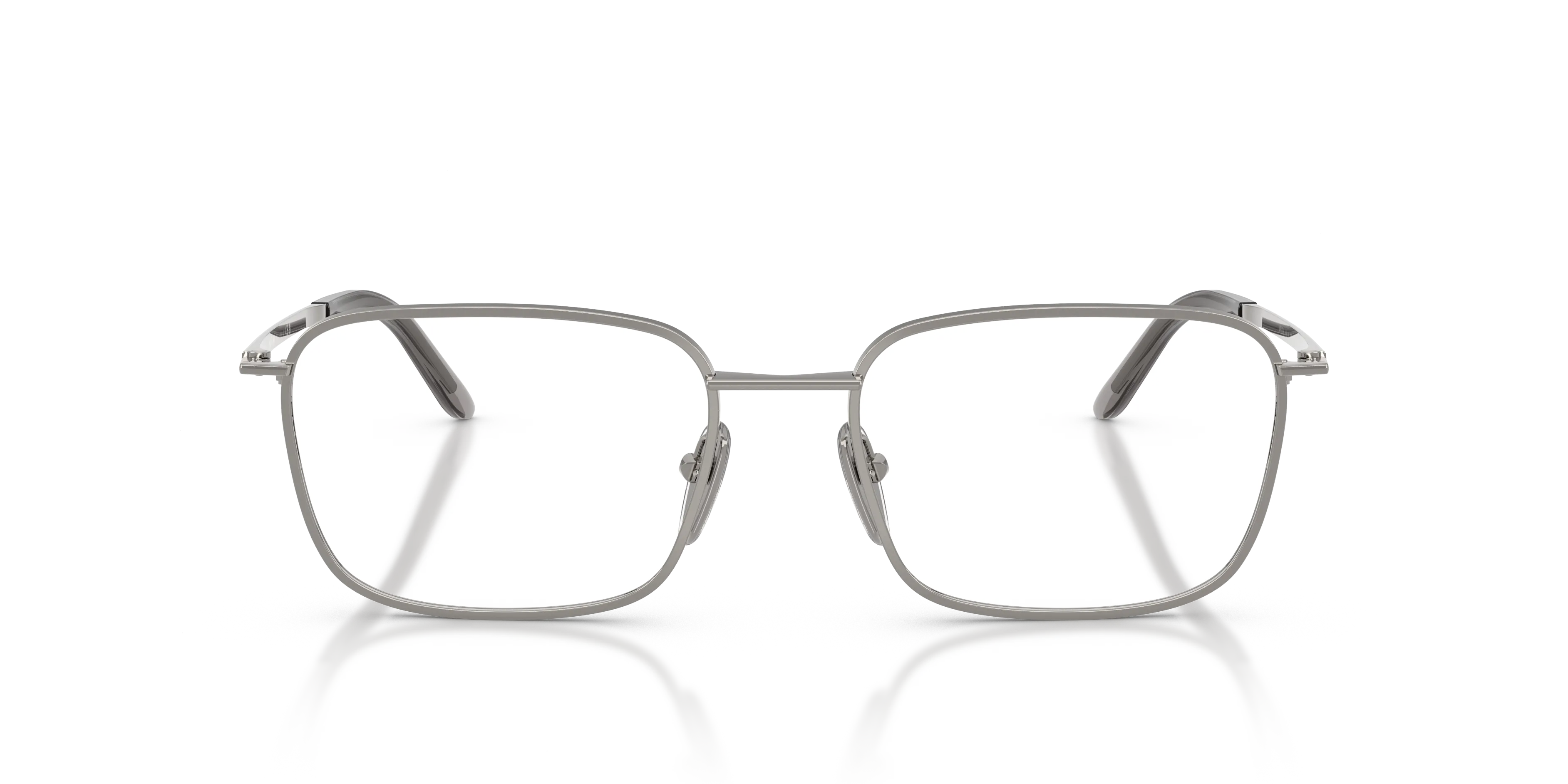 Prada PR D55V 5AV1O1 Montature da vista Metallo Grigio Trasparente Squadrata Normale - immagine 3