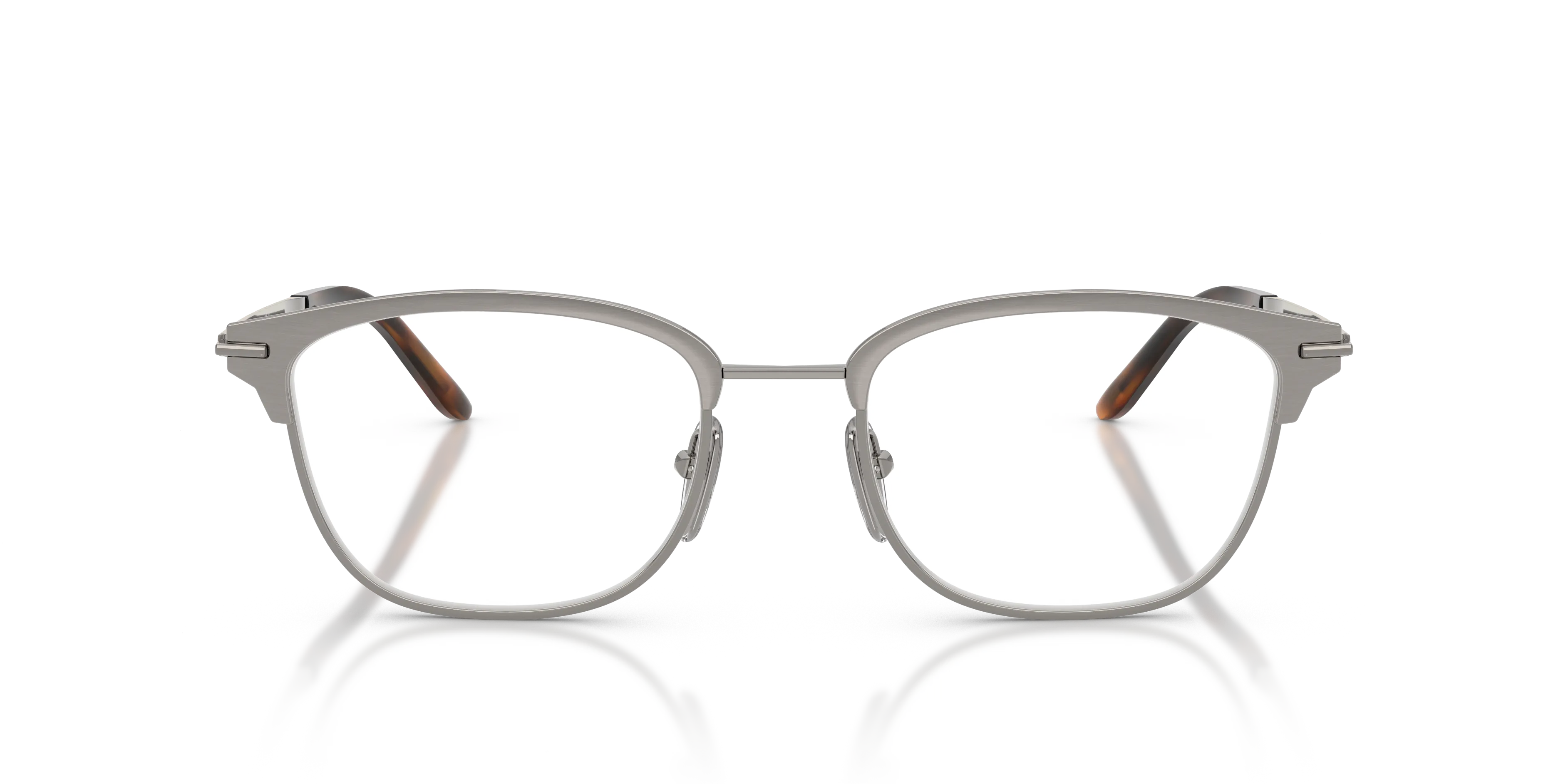 Prada PR D54V 28P1O1 Montature da vista Metallo Grigio Trasparente Squadrata Normale - immagine 3