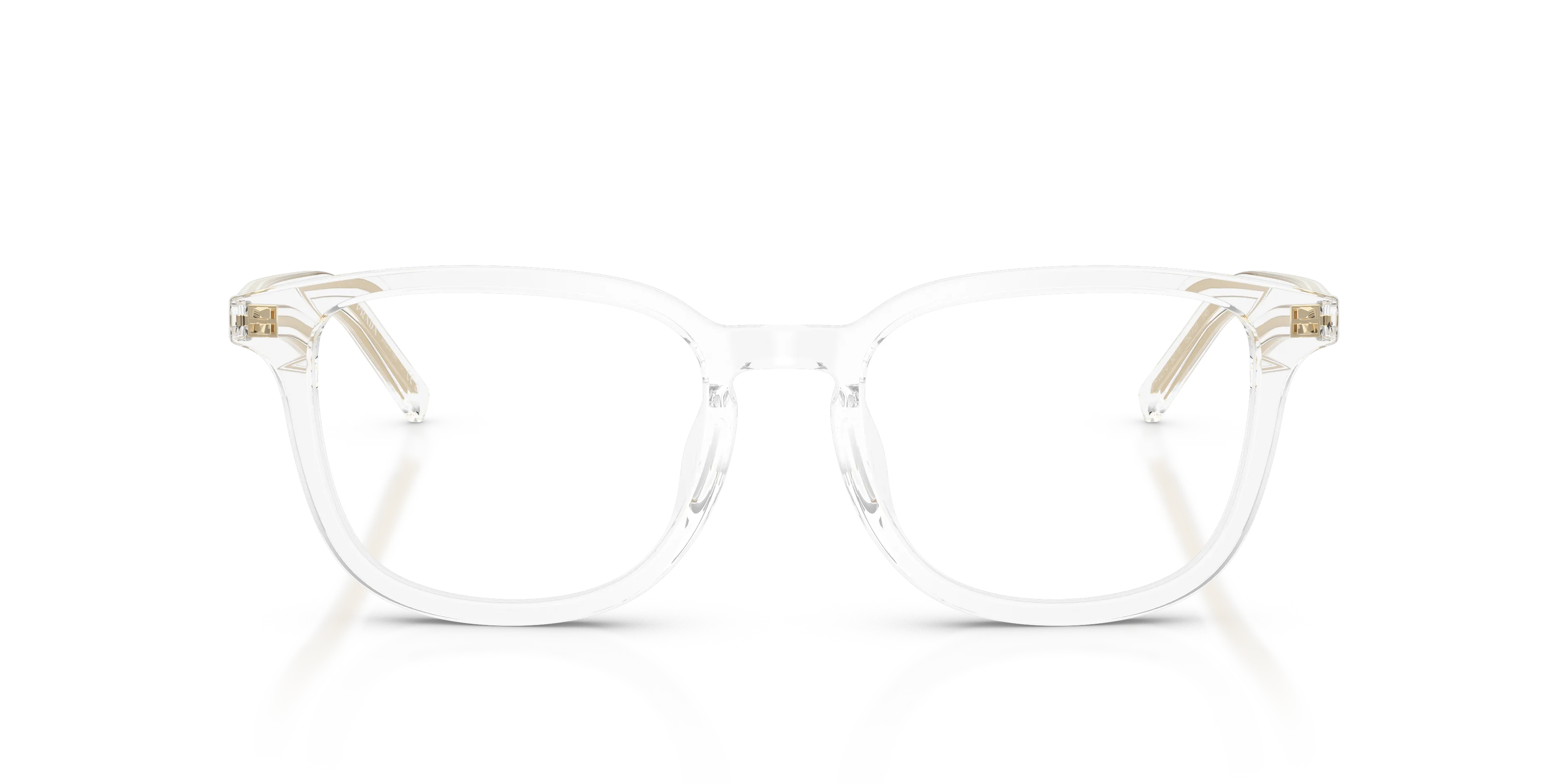 Prada PR D21VD 15Z1O1 Montature da vista Acetato Trasparente Trasparente Pillow Normale - immagine 3