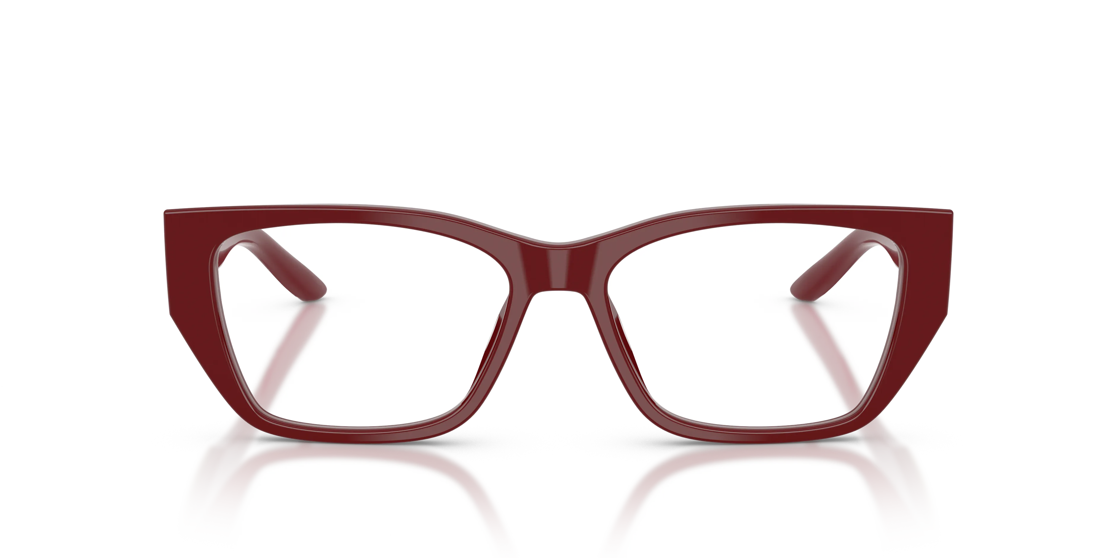 Prada PR D20V 23L1O1 Montature da vista Acetato Marrone Trasparente Squadrata Normale - immagine 3