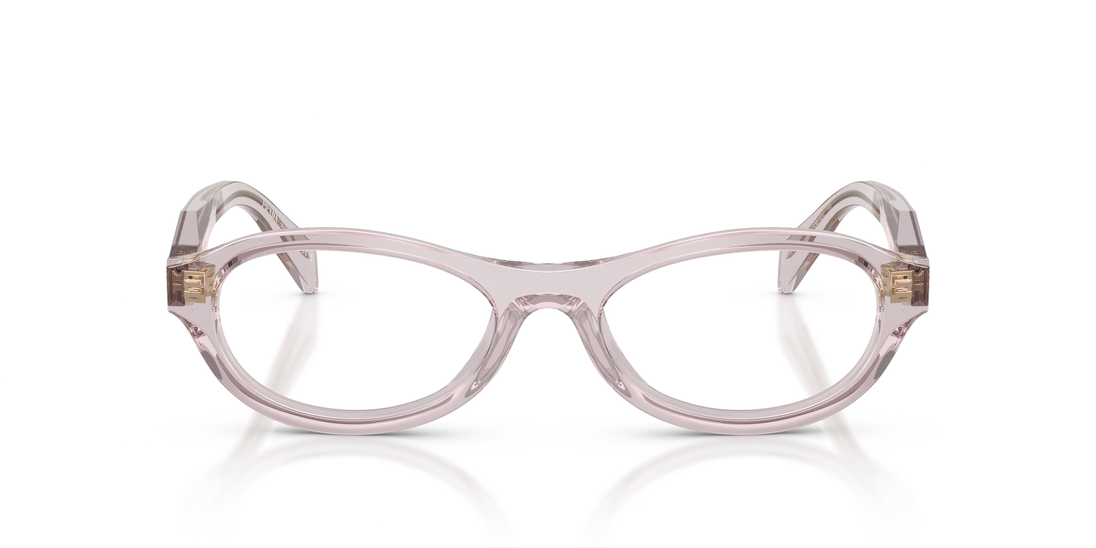 Prada PR D18V 12W1O1 Montature da vista Acetato Viola Trasparente Rotonda Normale - immagine 3
