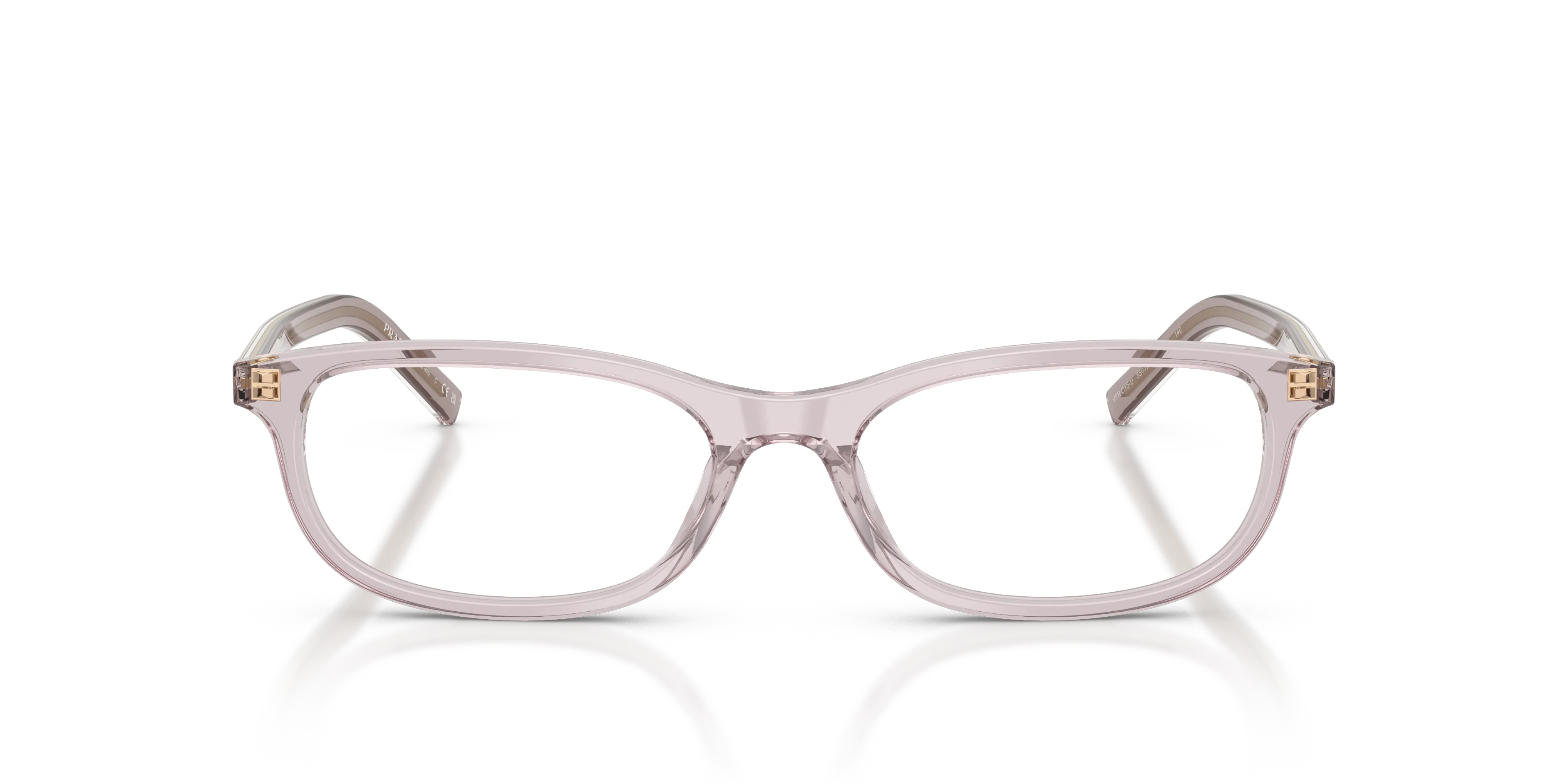 Prada PR D15VU 12W1O1 Montature da vista Acetato Viola Trasparente Geometrica Normale - immagine 3
