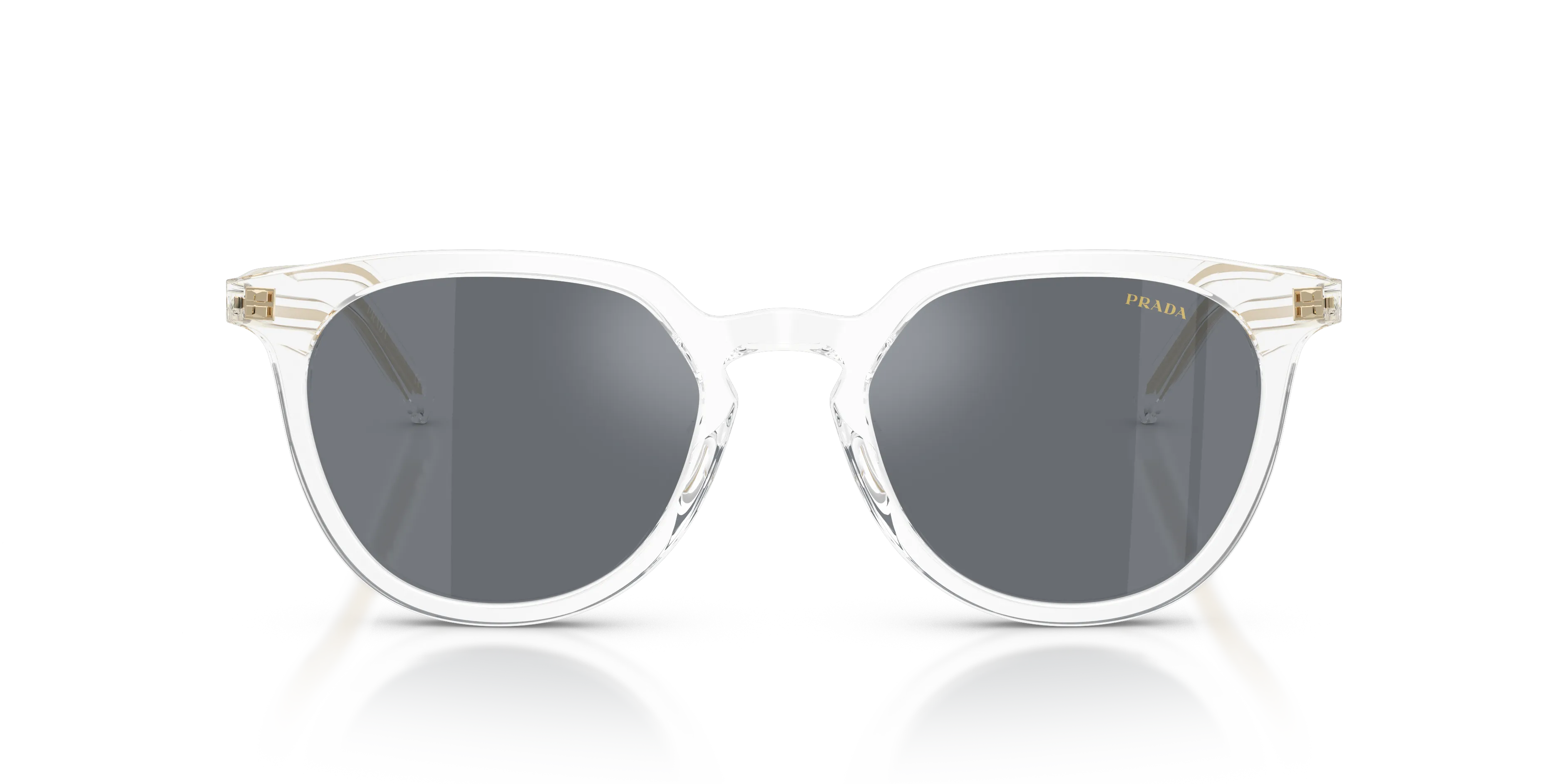 Prada PR D15SD 15Z30Z Occhiali da sole Acetato Trasparente Blu Pantos Normale - immagine 3