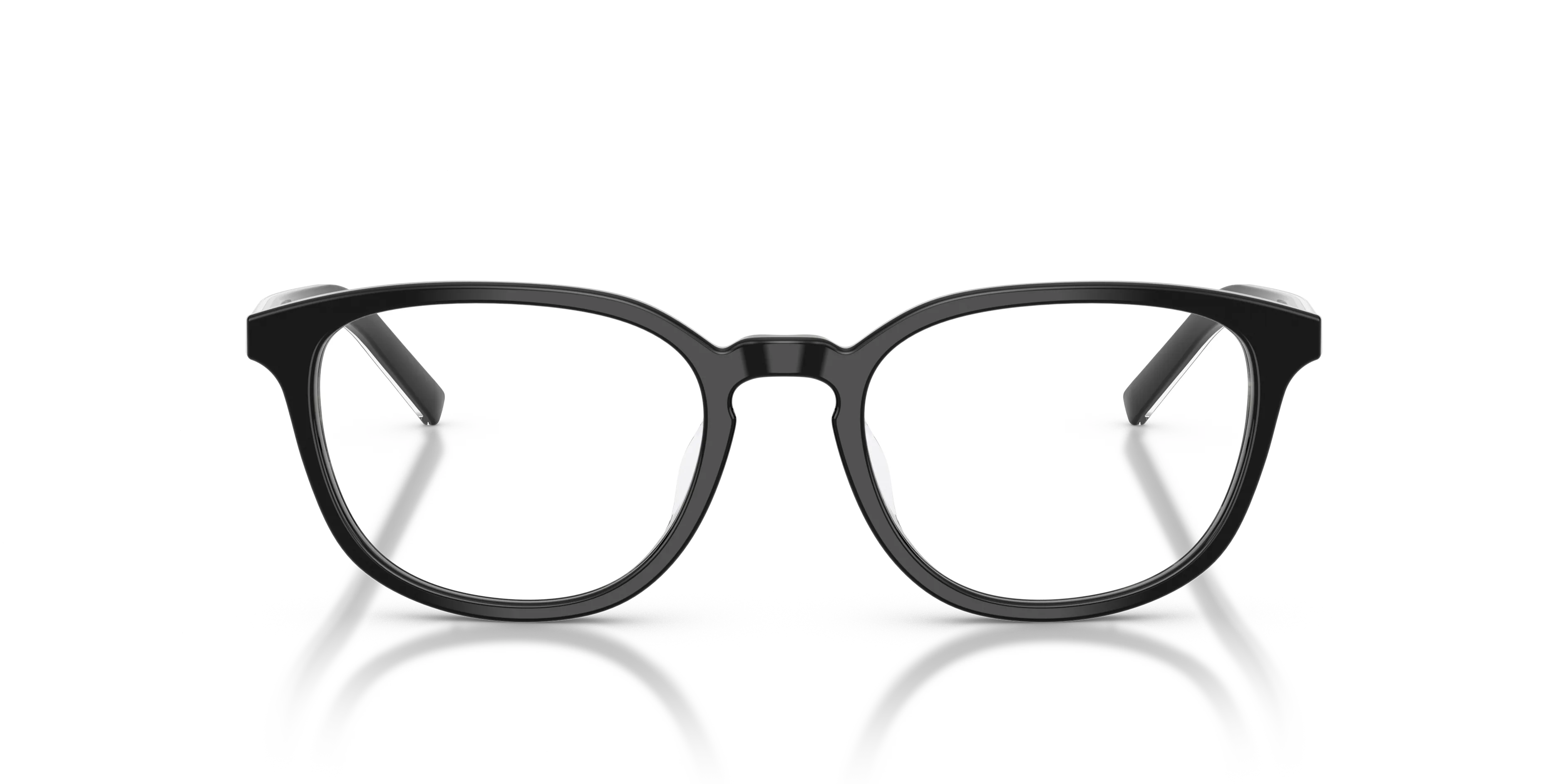 Prada PR D14VD 29O1O1 Montature da vista Acetato Nero Trasparente Pantos Normale - immagine 3