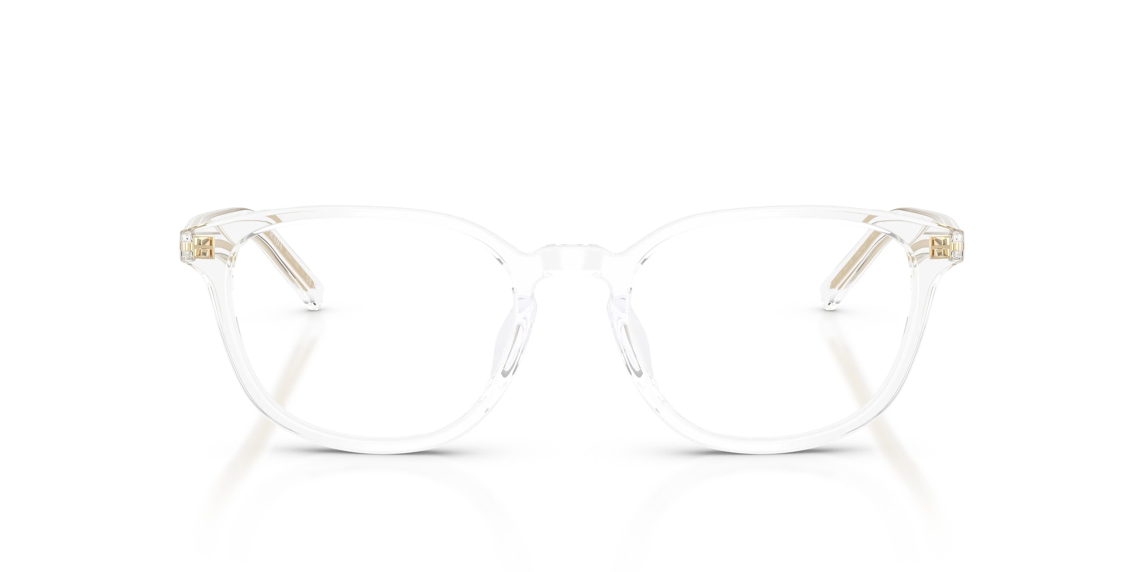 Prada PR D14VD 15Z1O1 Montature da vista Acetato Trasparente Trasparente Pantos Normale - immagine 3