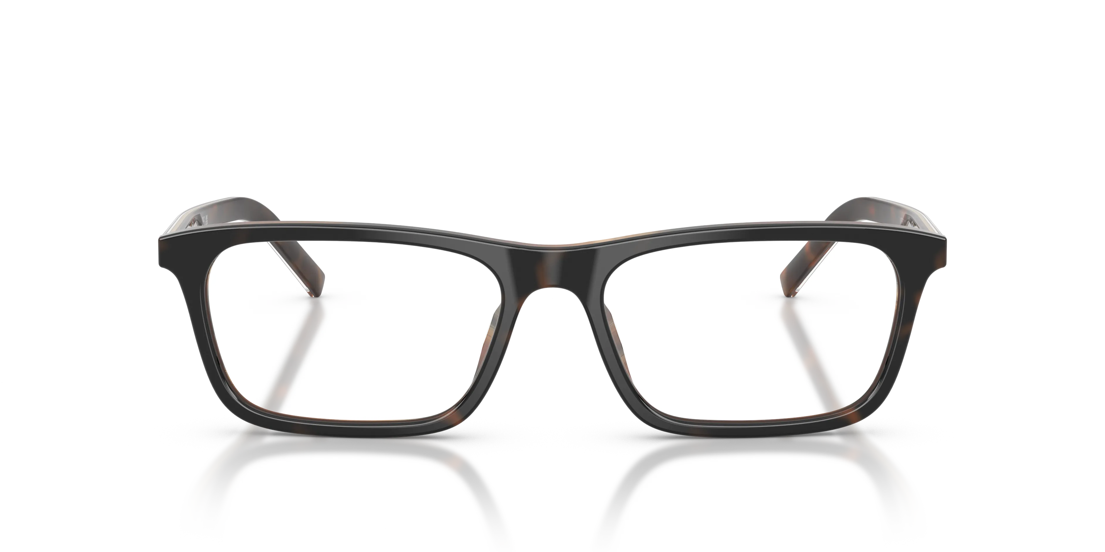 Prada PR D13V 20P1O1 Montature da vista Acetato Tartaruga Trasparente Squadrata Normale - immagine 3