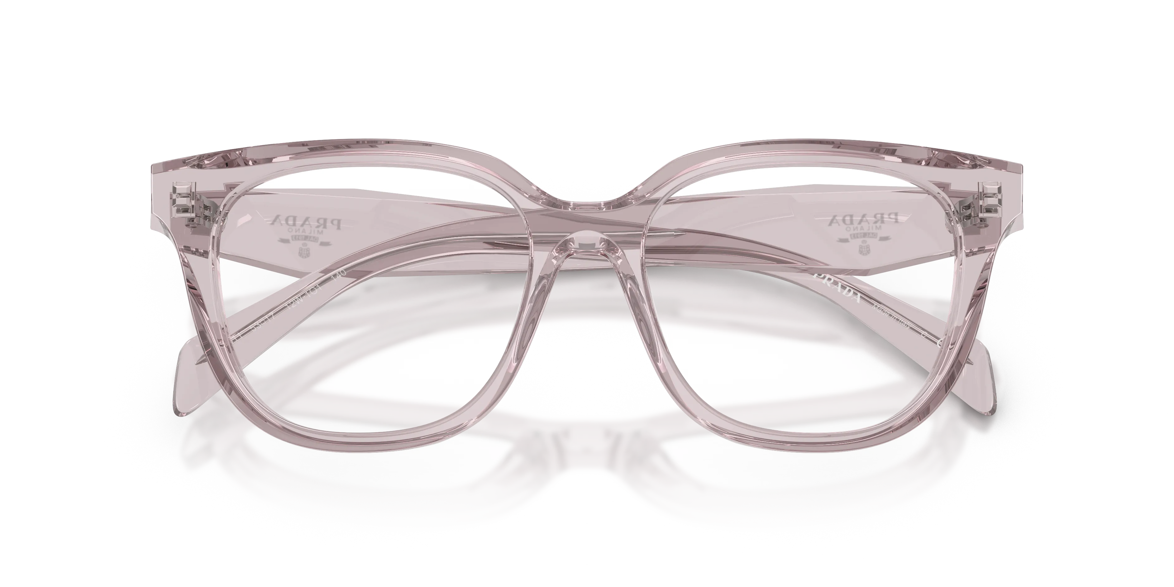 Prada PR C11V 12W1O1 Montature da vista Acetato Viola Trasparente Farfalla Normale - immagine 2