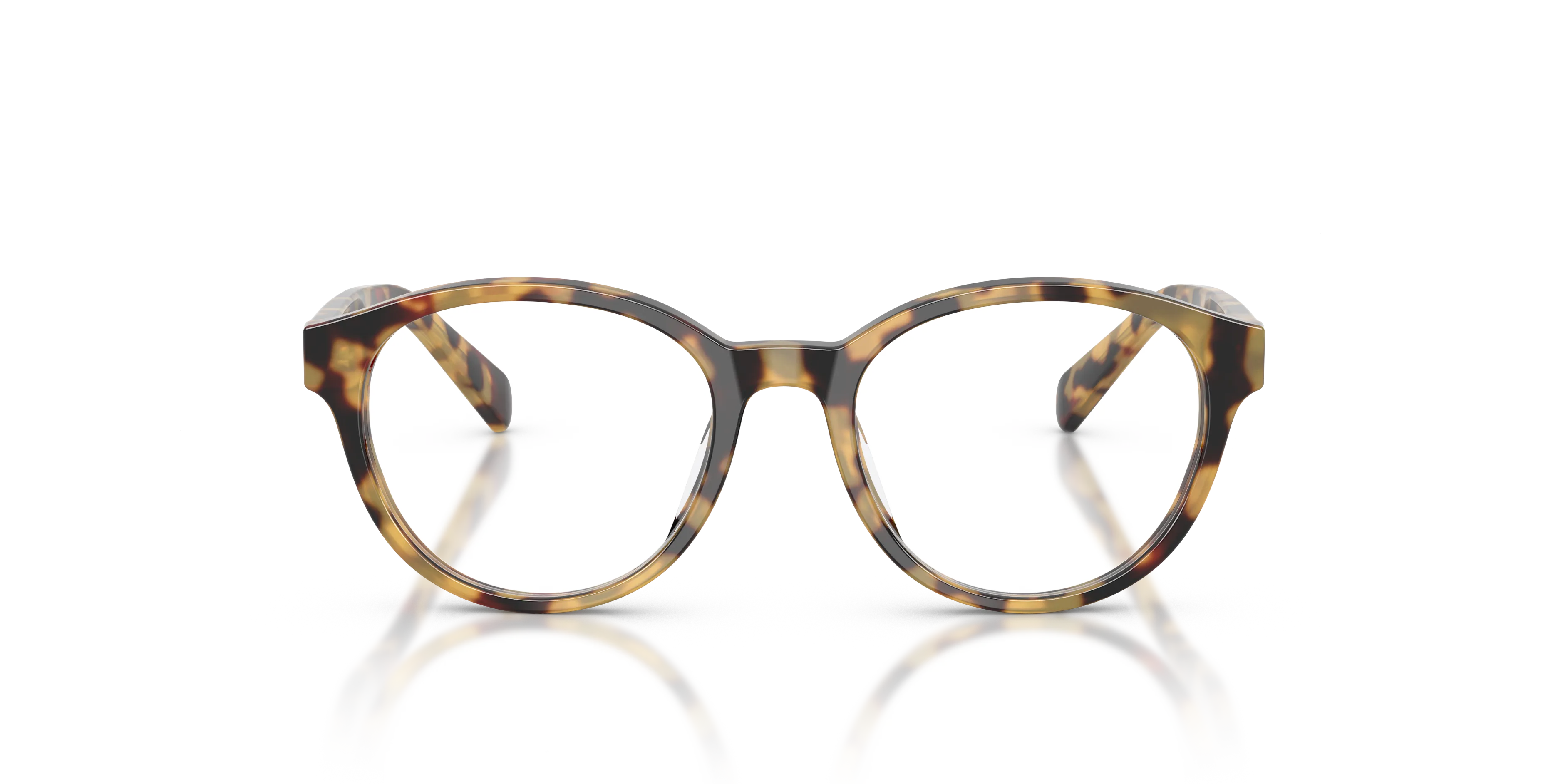 Polo Ralph Lauren PP8546U 6148 Montature da vista bambino Acetato Tartaruga Trasparente Rotonda Normale - immagine 3