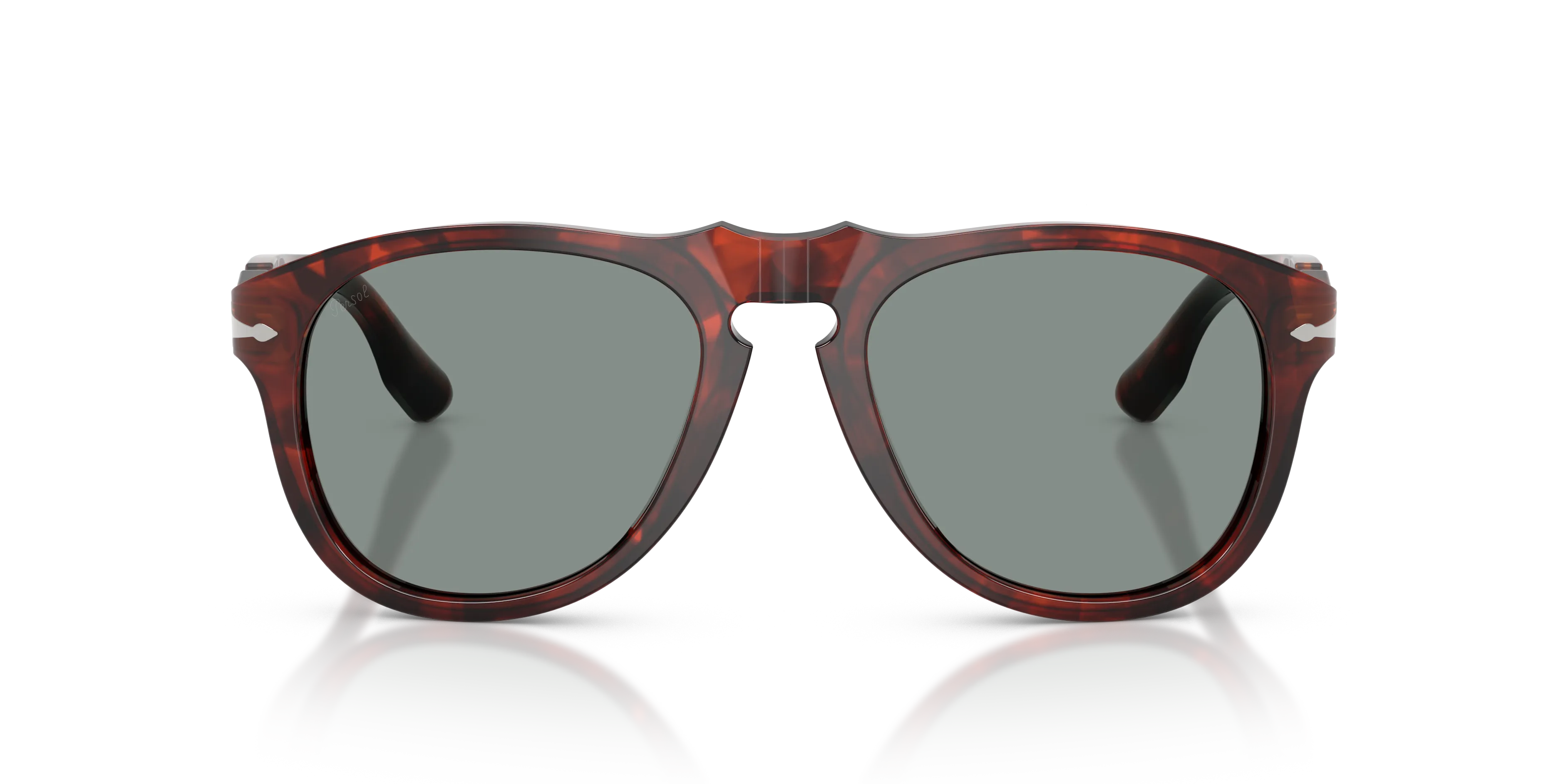 Persol PO8649SM 124256 Occhiali da sole Acetato Tartaruga Rosa Pilot Normale Sfumato - immagine 3