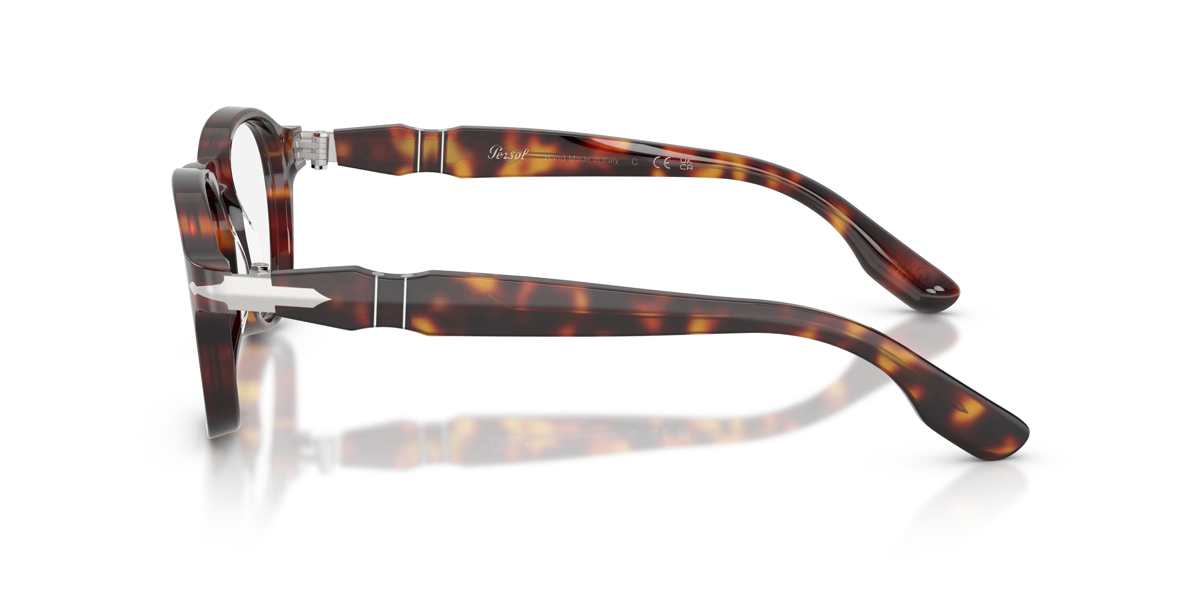 Persol PO8004V 24 Montature da vista Acetato Tartaruga Trasparente Pilot Normale - immagine 4