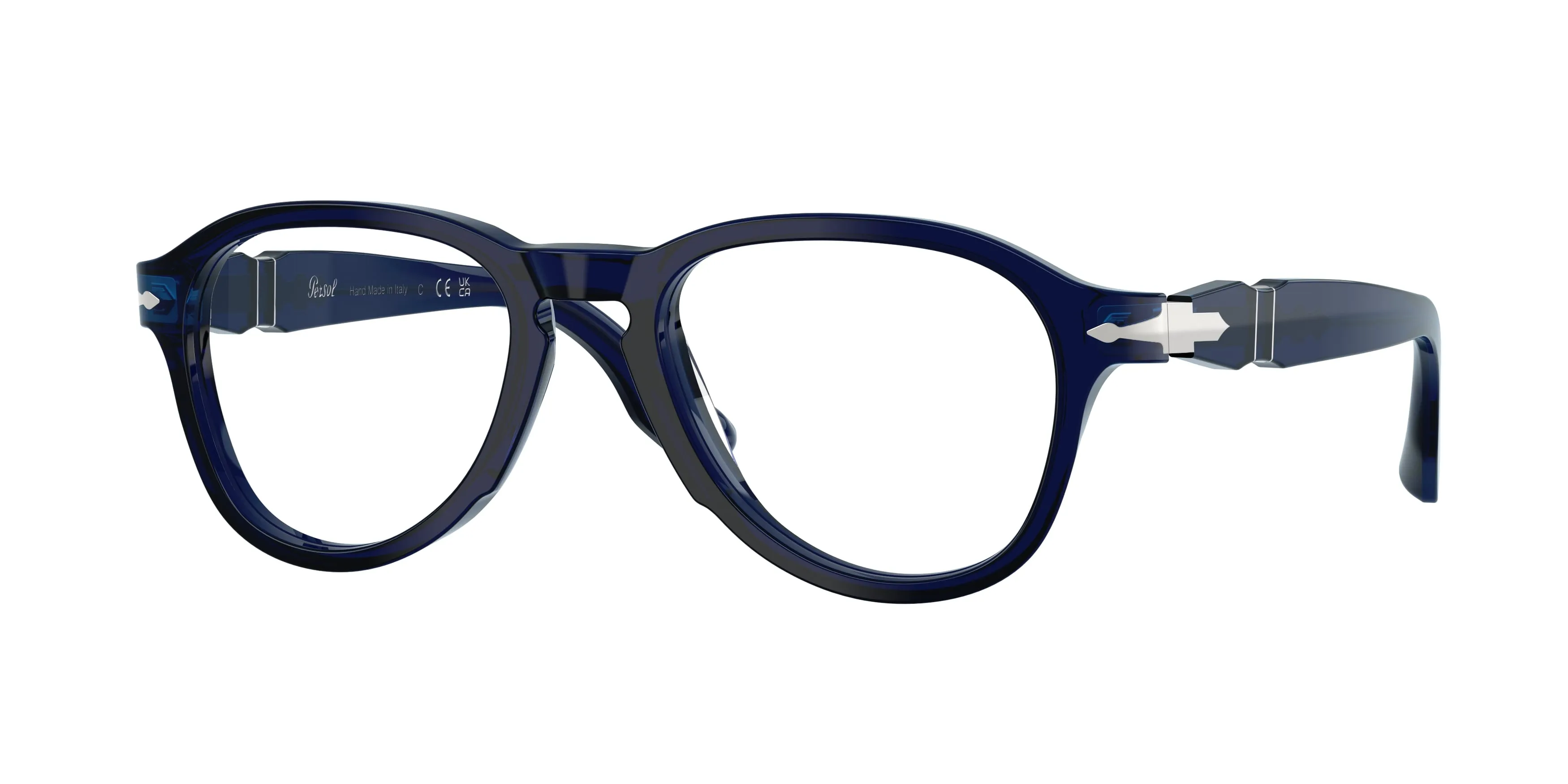 Persol PO8004V 181 Montature da vista Acetato Blu Trasparente Pilot Normale - immagine 1