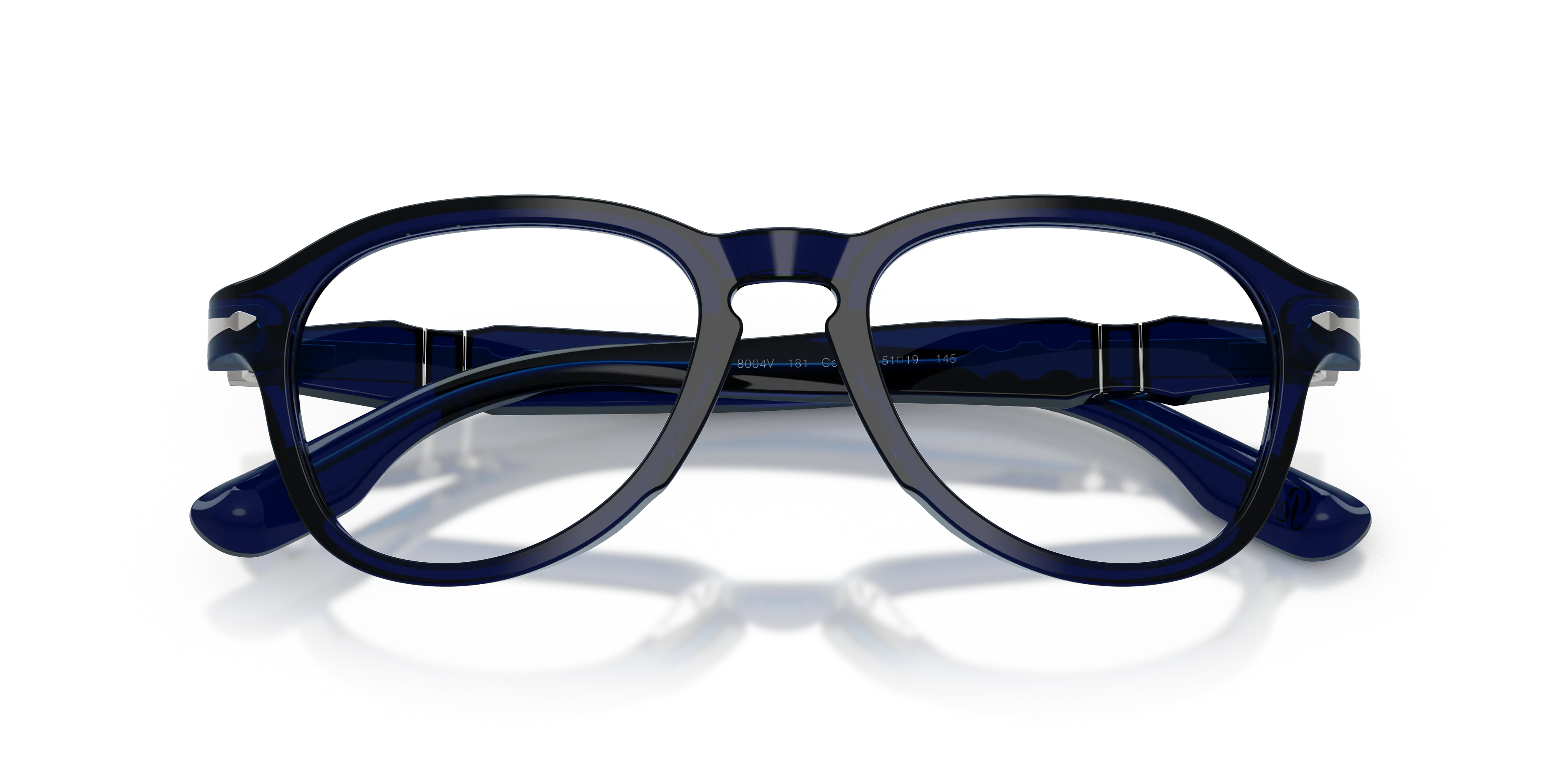 Persol PO8004V 181 Montature da vista Acetato Blu Trasparente Pilot Normale - immagine 2