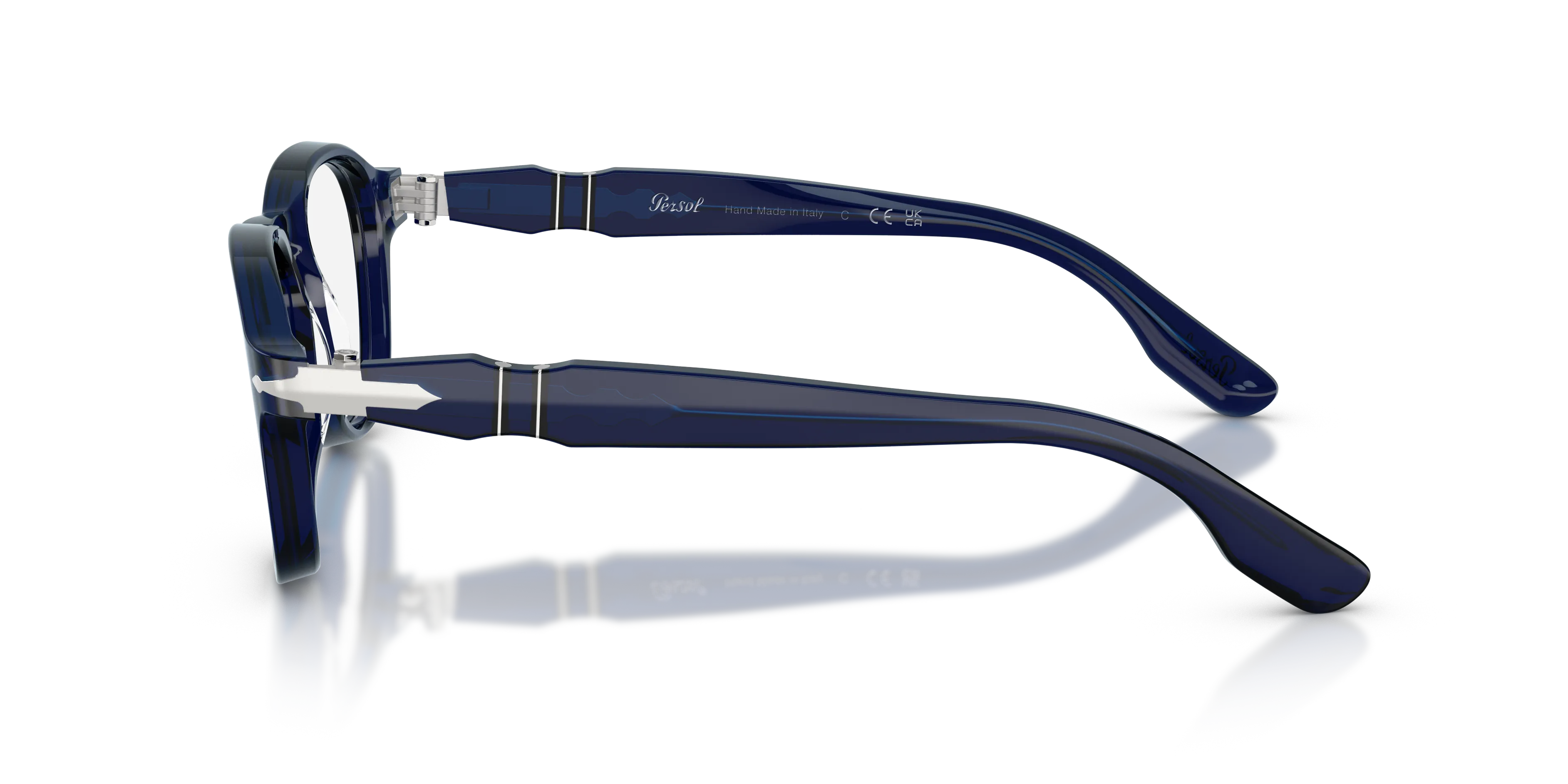 Persol PO8004V 181 Montature da vista Acetato Blu Trasparente Pilot Normale - immagine 4