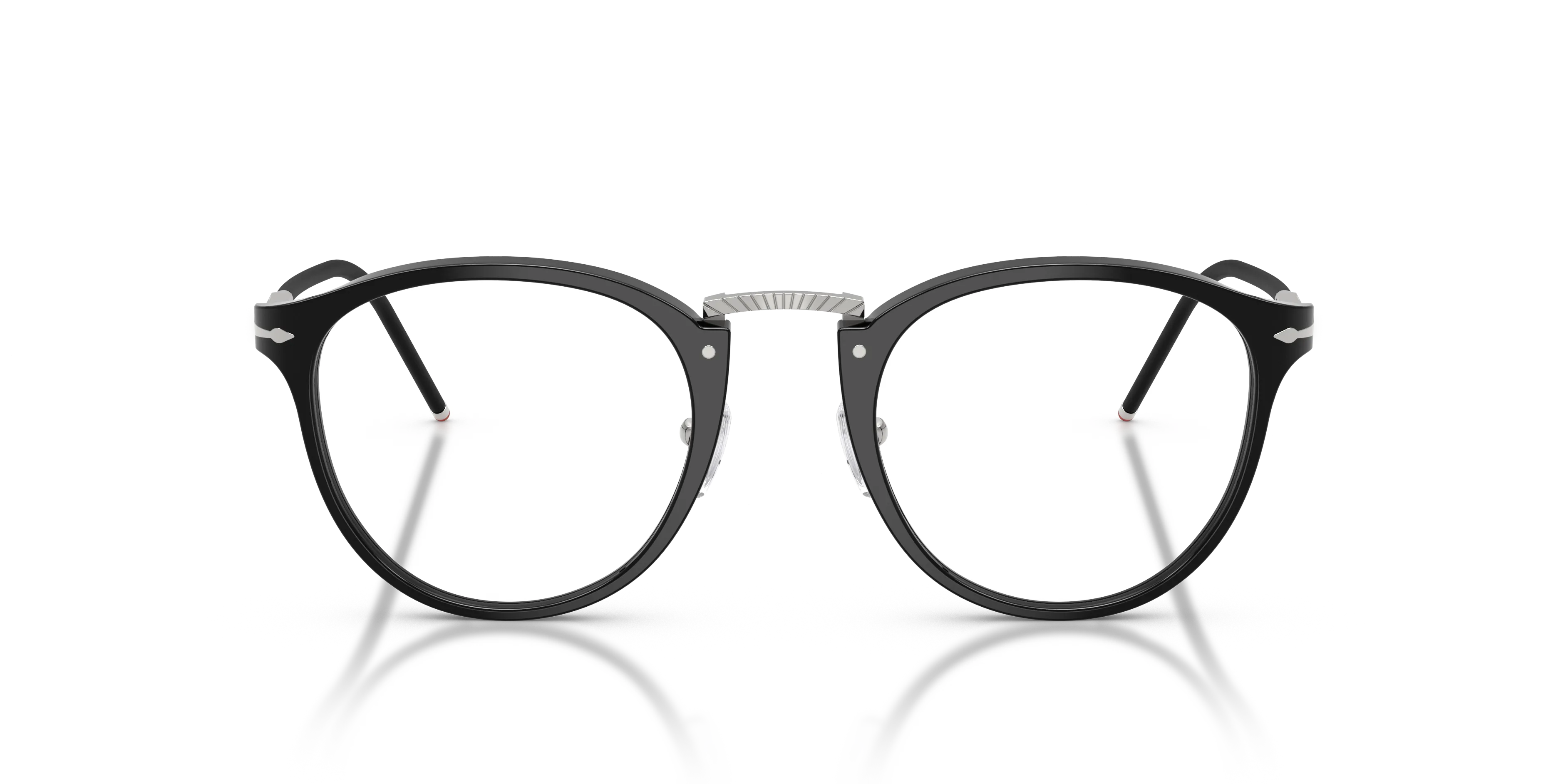 Persol PO3416V 95 Montature da vista Acetato Nero Trasparente Pantos Normale - immagine 3
