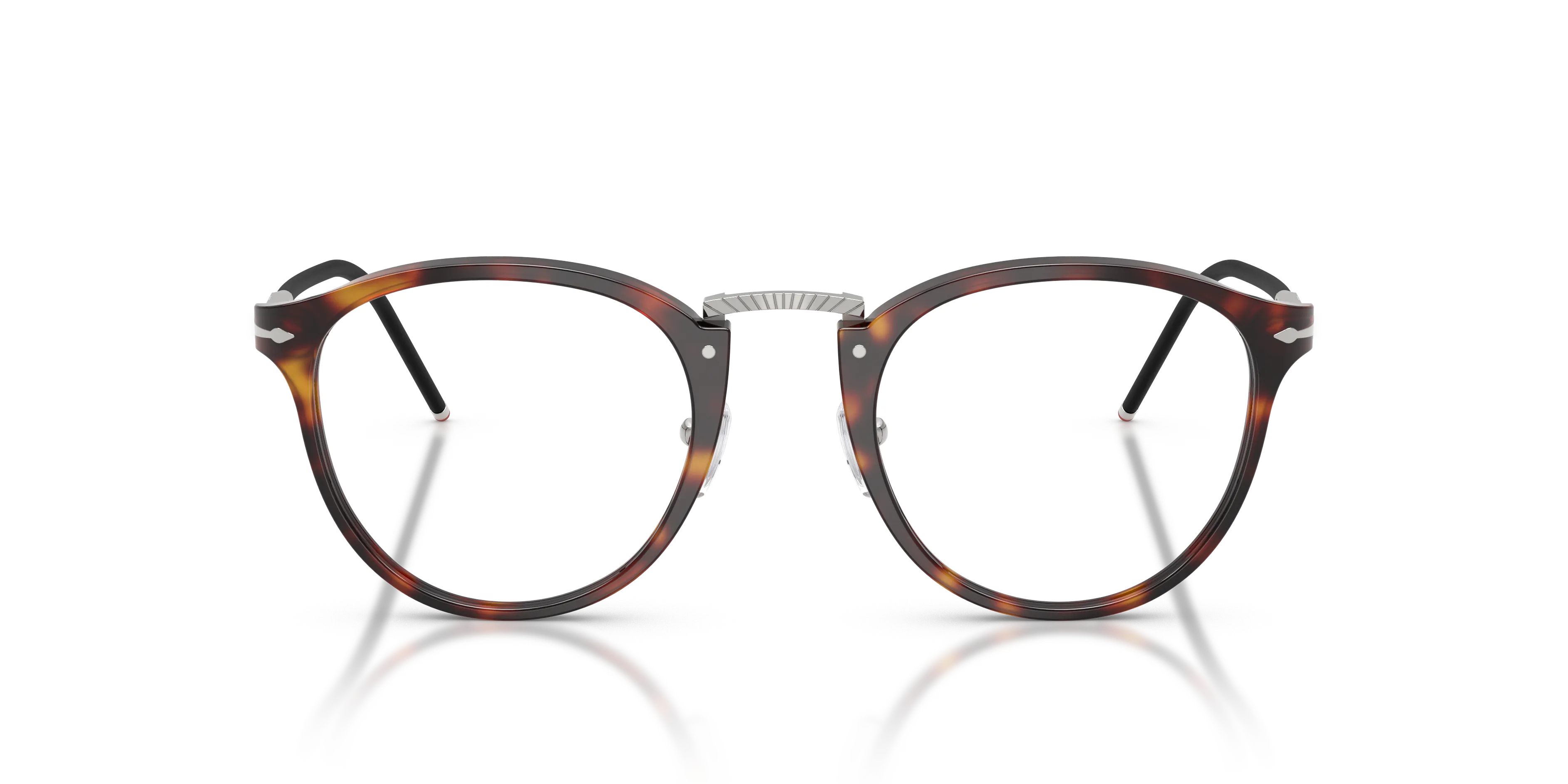 Persol PO3416V 24 Montature da vista Acetato Tartaruga Trasparente Pantos Normale - immagine 3