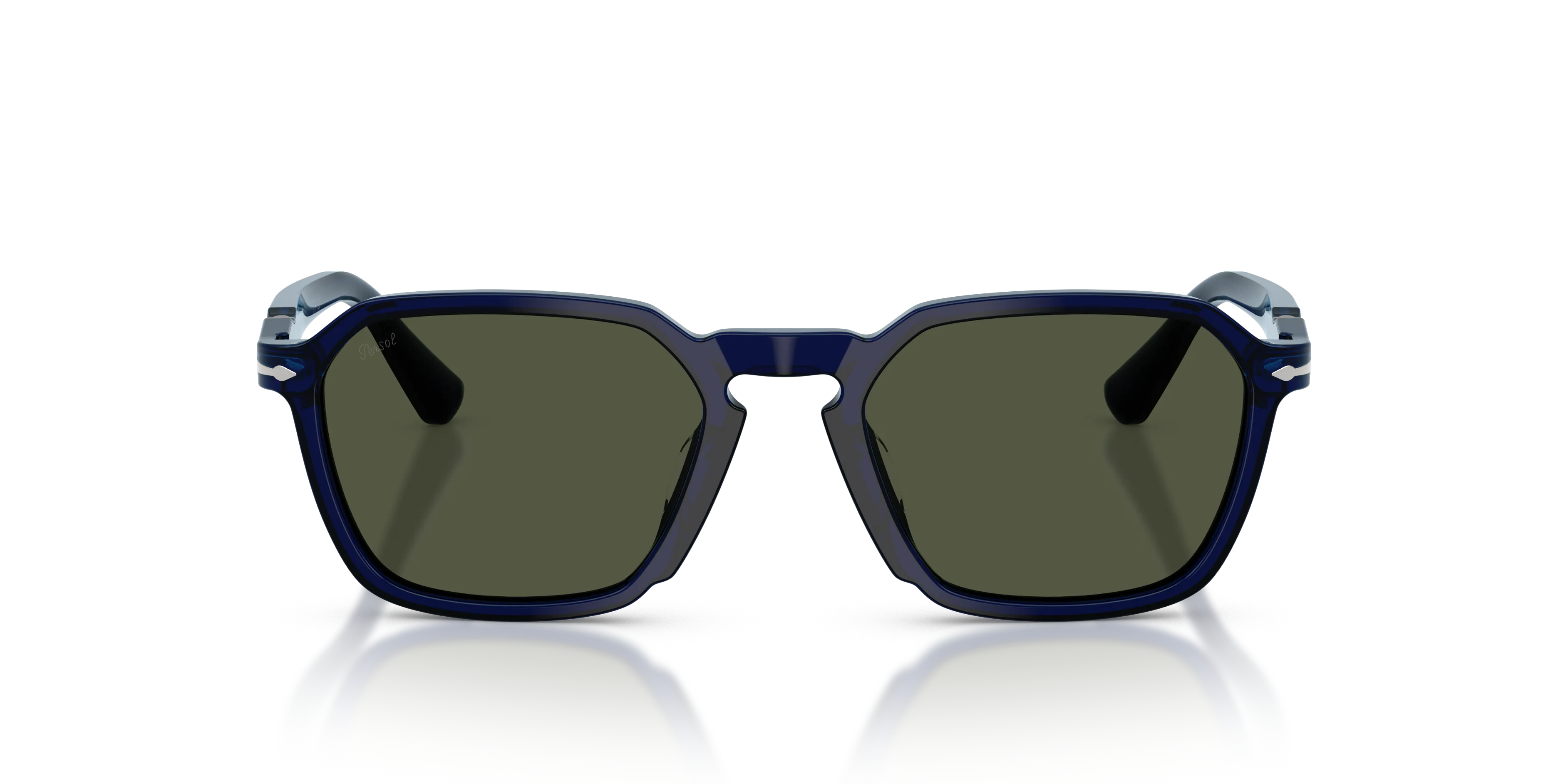 Persol PO3414S 181/31 Occhiali da sole Acetato Blu Verde Squadrata Normale - immagine 3