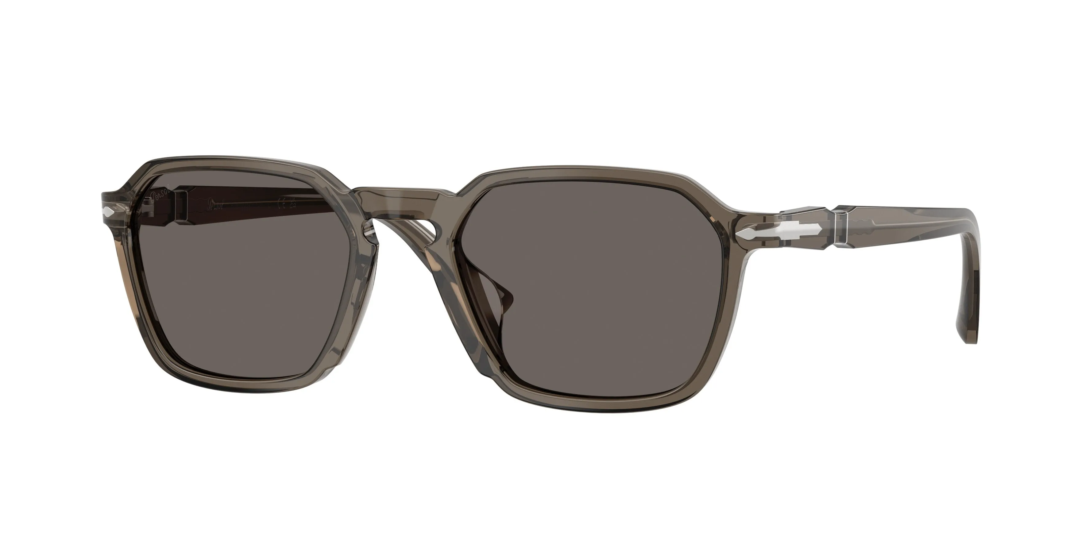 Persol PO3414S 1103B1 Occhiali da sole Acetato Verde Blu Squadrata Normale - immagine 1