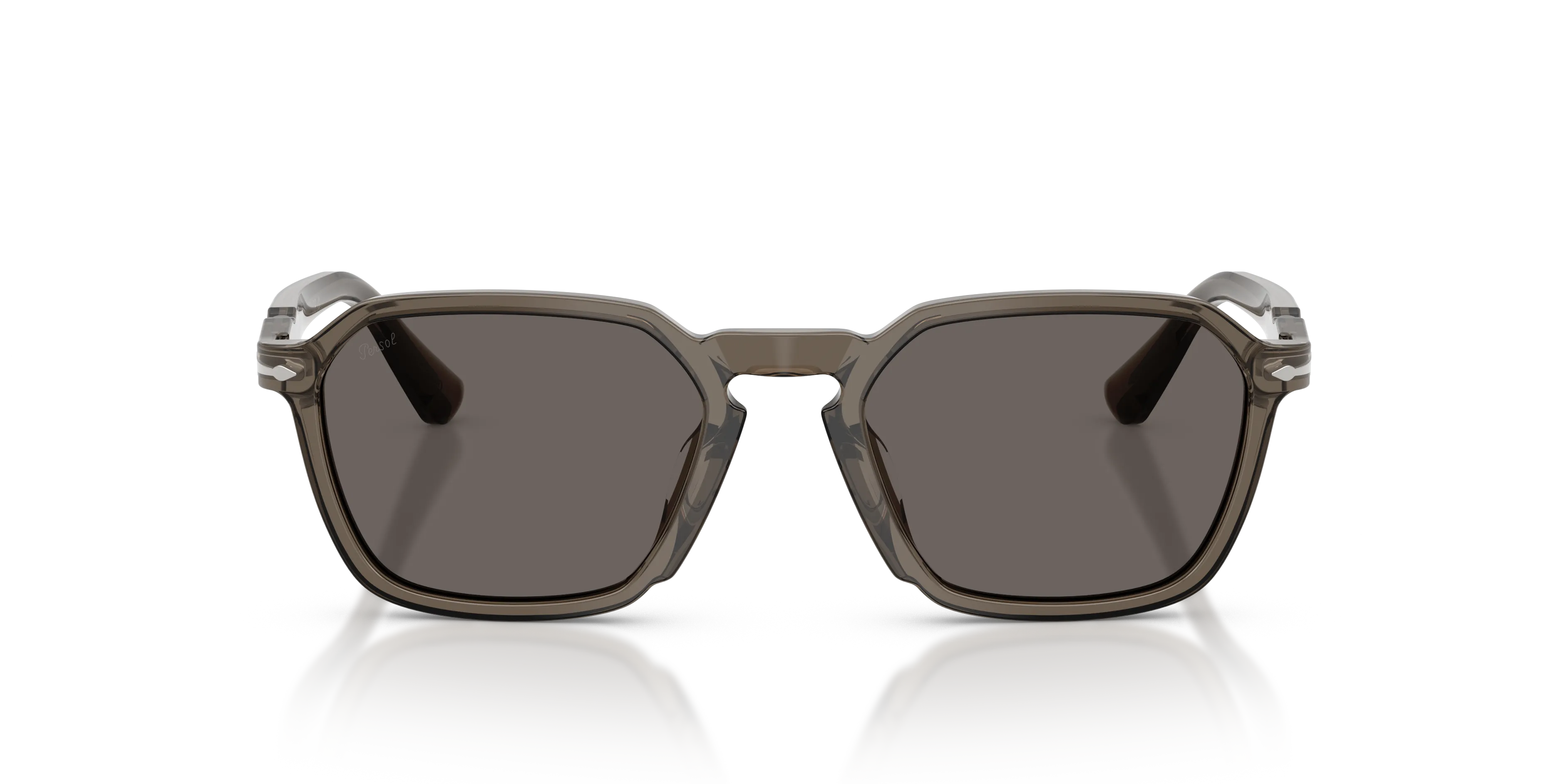 Persol PO3414S 1103B1 Occhiali da sole Acetato Verde Blu Squadrata Normale - immagine 3