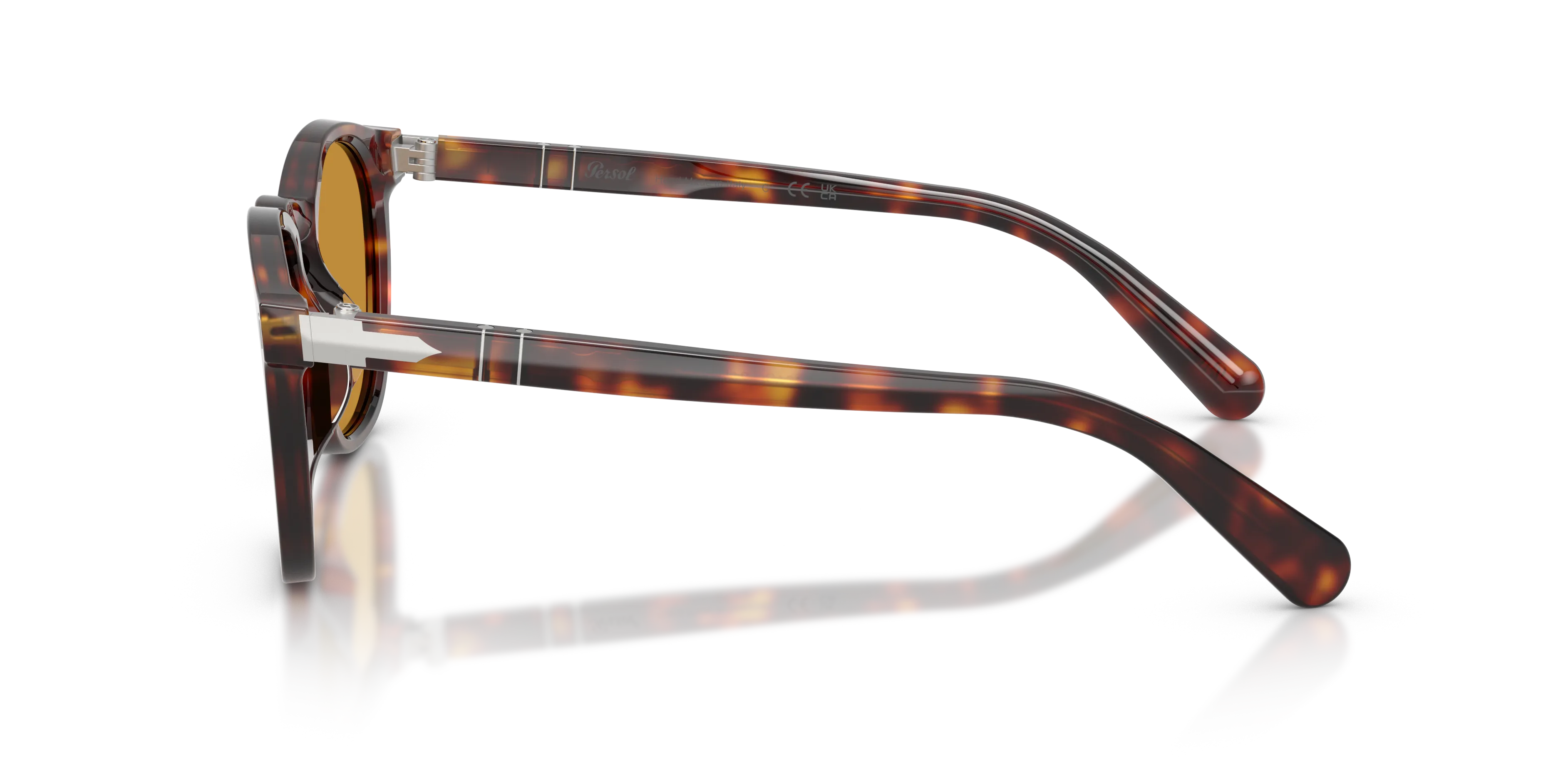 Persol PO3413S 24/53 Occhiali da sole Acetato Tartaruga Giallo Squadrata Normale - immagine 4