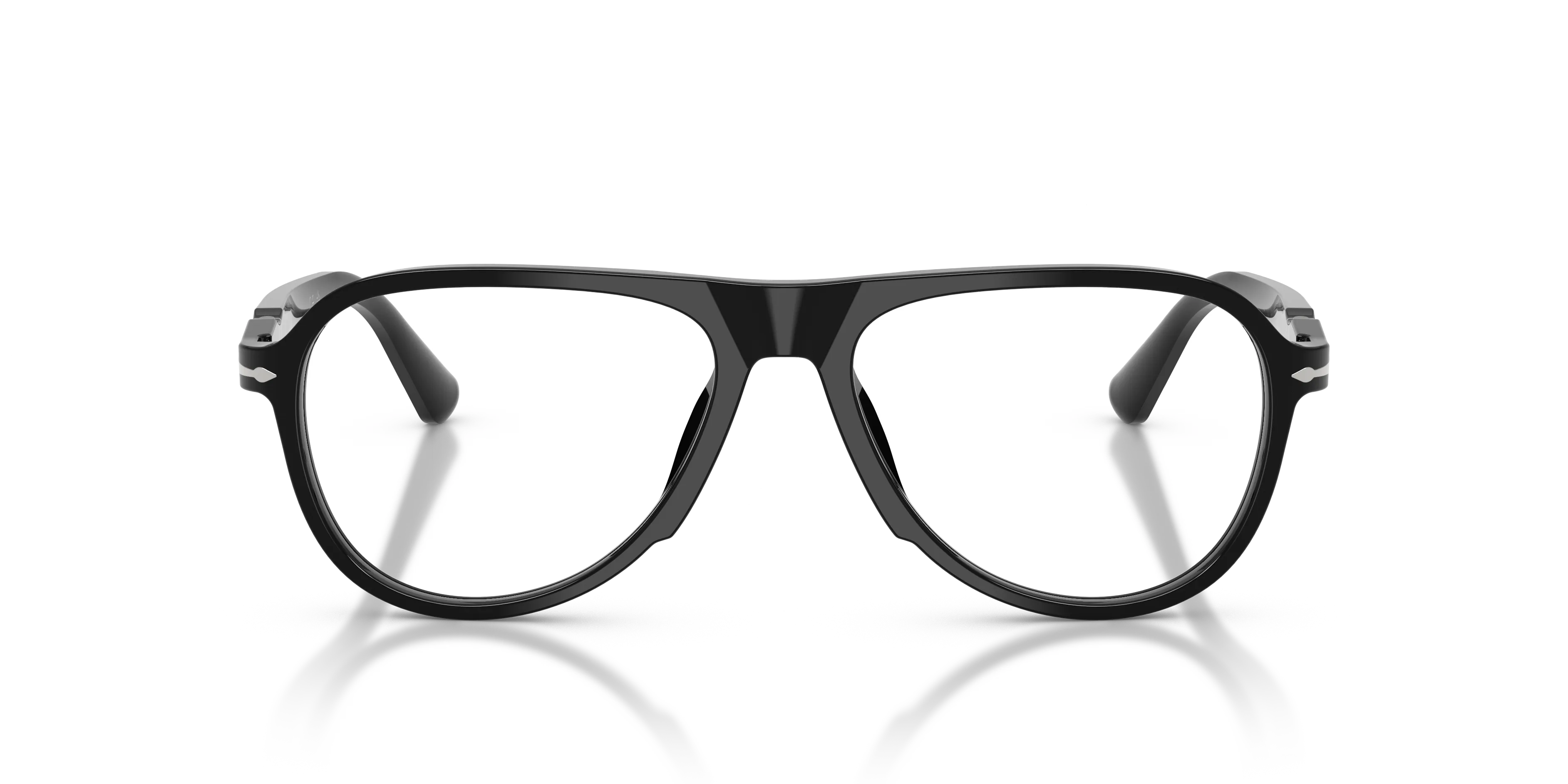 Persol PO3411V 95 Montature da vista Acetato Nero Trasparente Pilot Normale - immagine 3