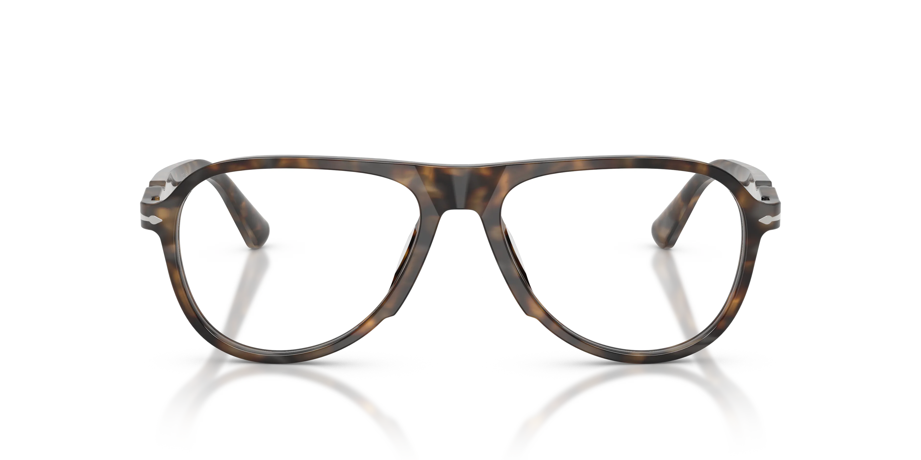 Persol PO3411V 1248 Montature da vista Acetato Marrone Trasparente Pilot Normale - immagine 3