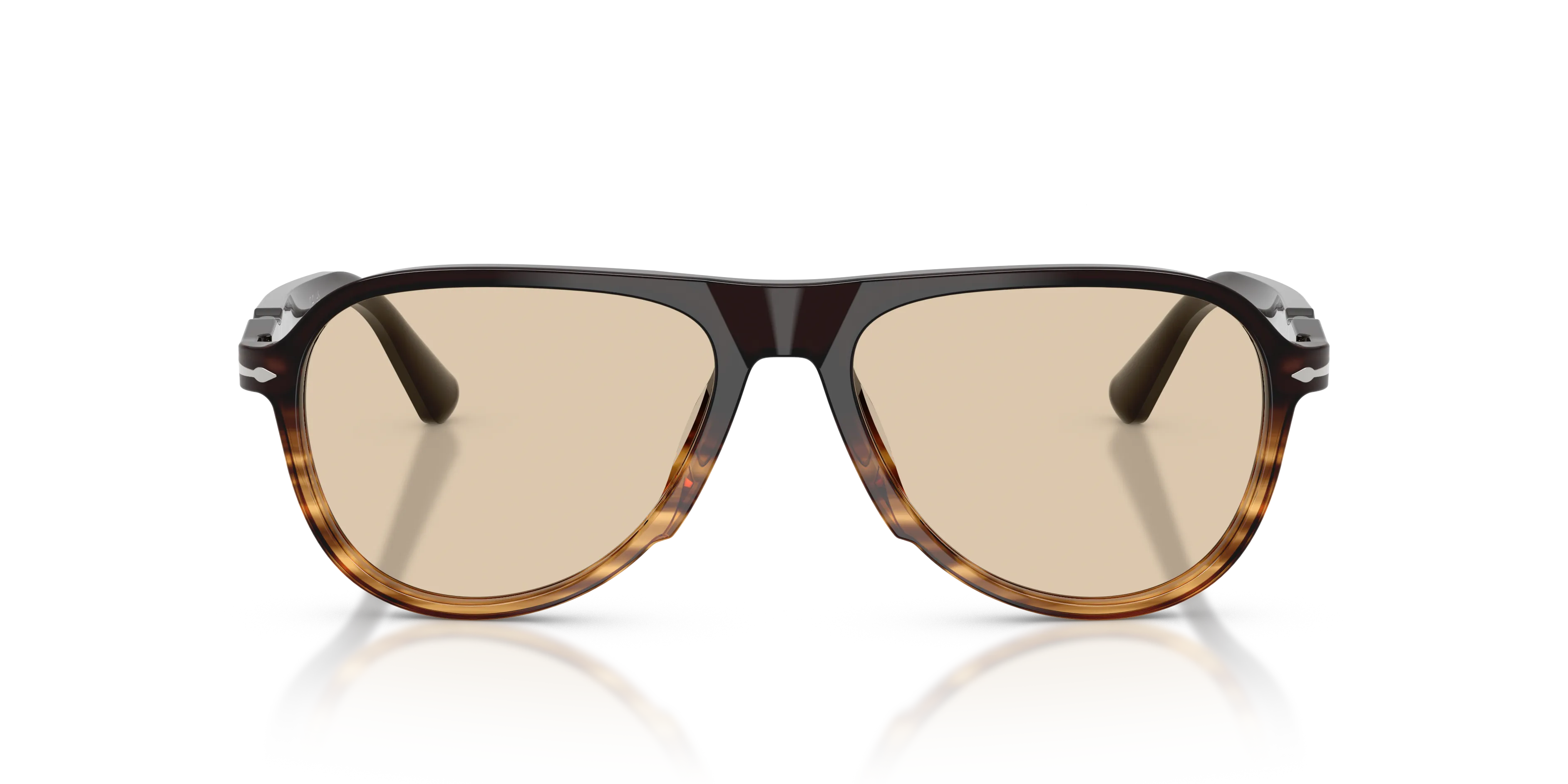 Persol PO3411V 1026 Montature da vista Acetato Marrone Marrone Pilot Normale - immagine 3