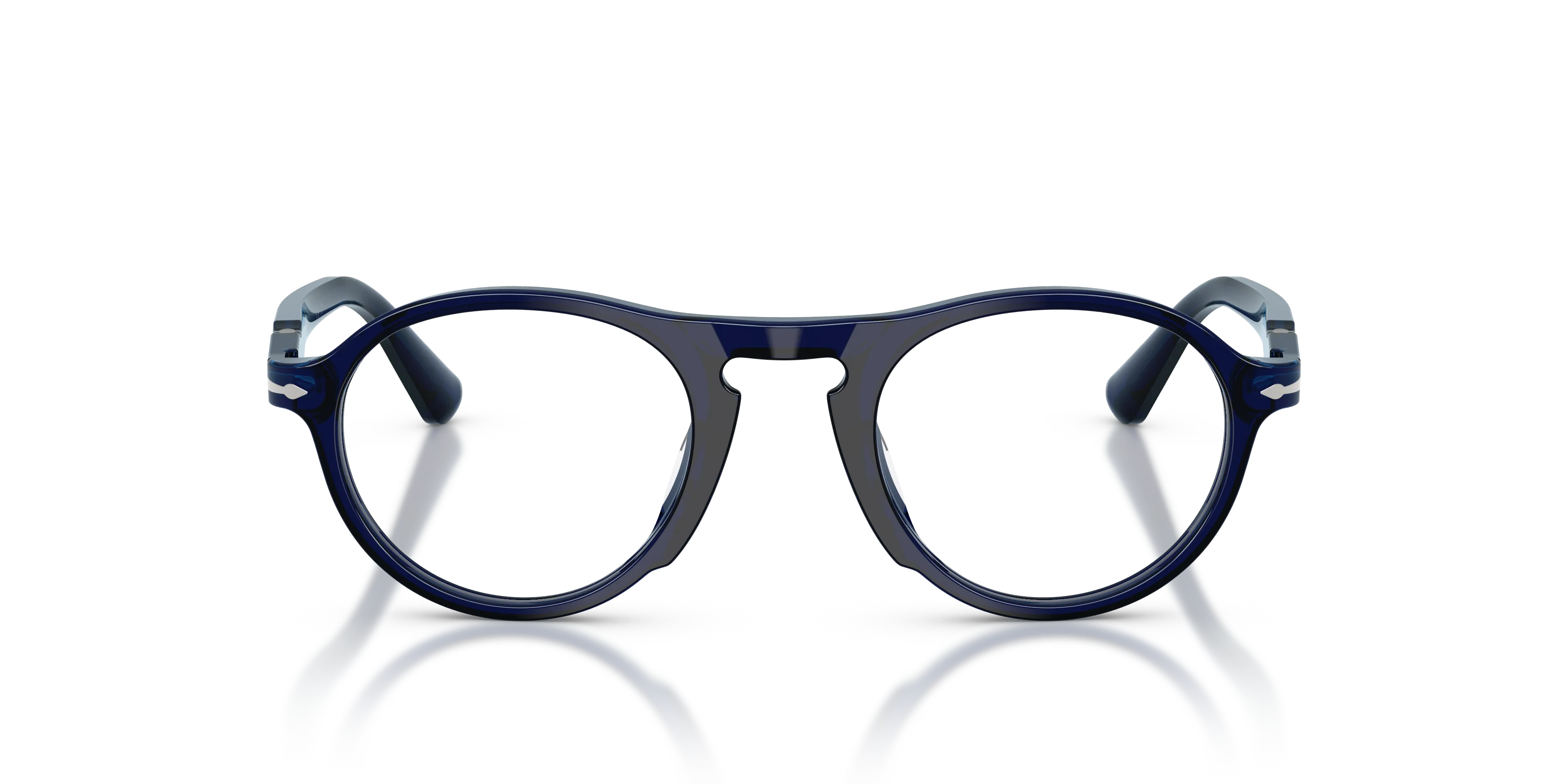 Persol PO3410V ALBA 181 Montature da vista Acetato Blu Trasparente Pantos Normale - immagine 3