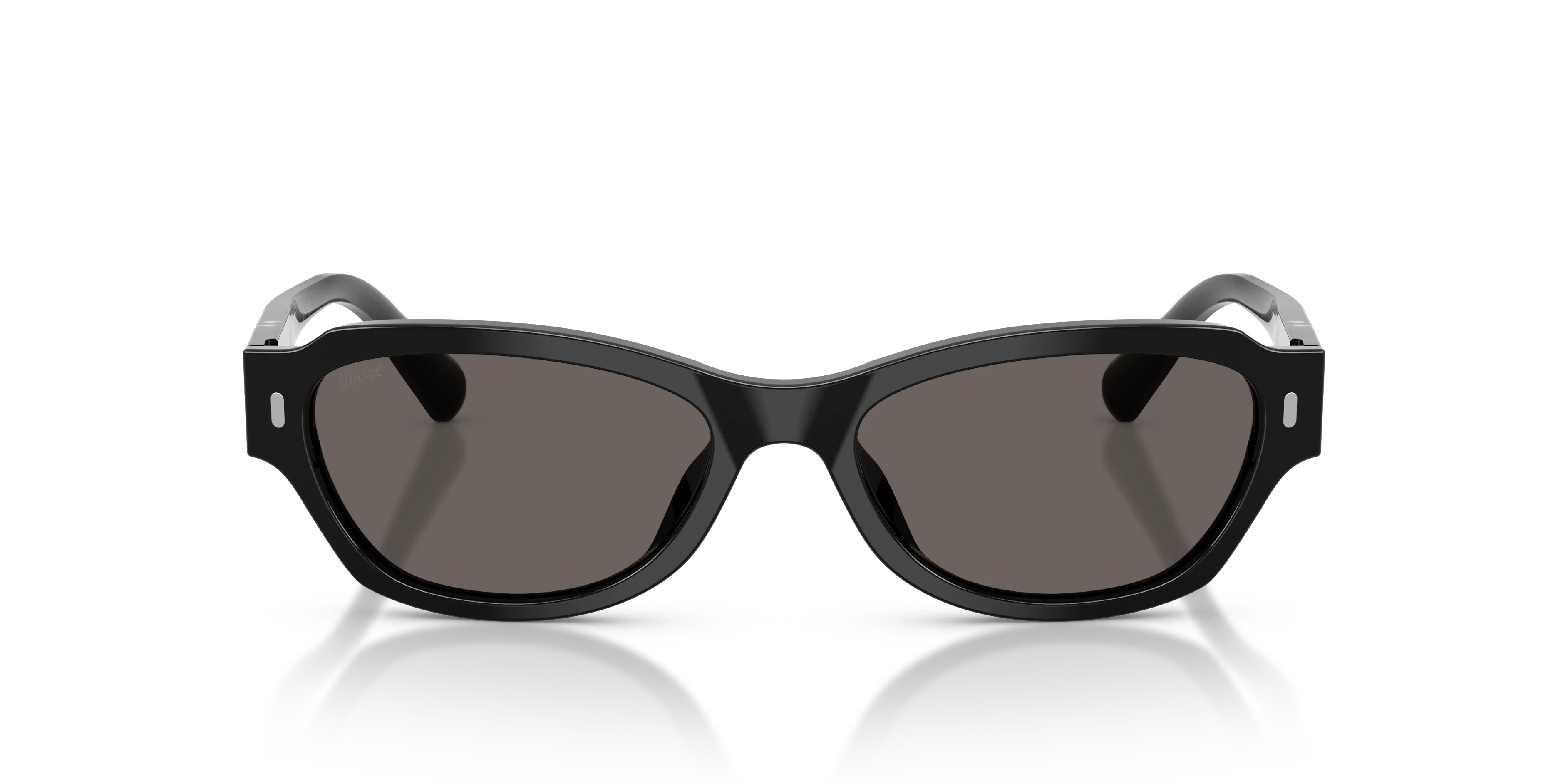 Persol PO3409S 95/B1 Occhiali da sole Acetato Nero Grigio Pantos Normale - immagine 3