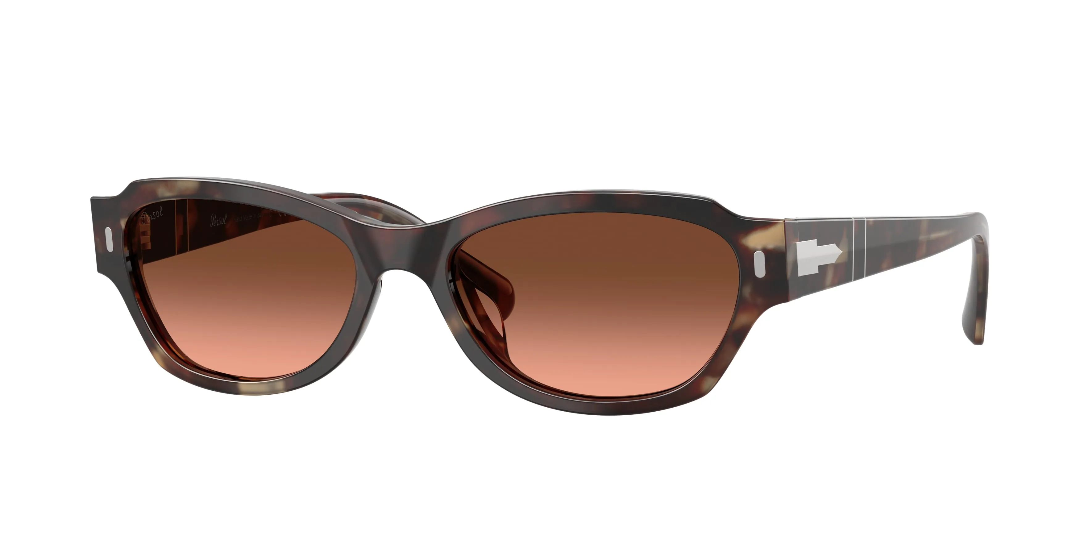 Persol PO3409S 1246A5 Occhiali da sole Acetato Tartaruga Rosa Pantos Normale Sfumato - immagine 1