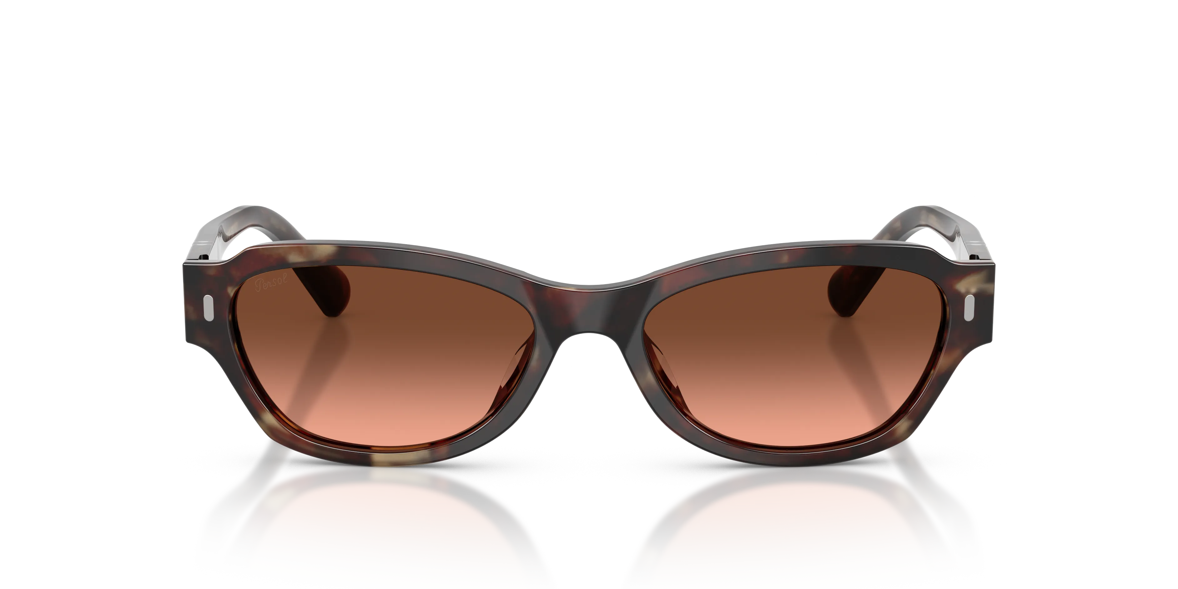 Persol PO3409S 1246A5 Occhiali da sole Acetato Tartaruga Rosa Pantos Normale Sfumato - immagine 3