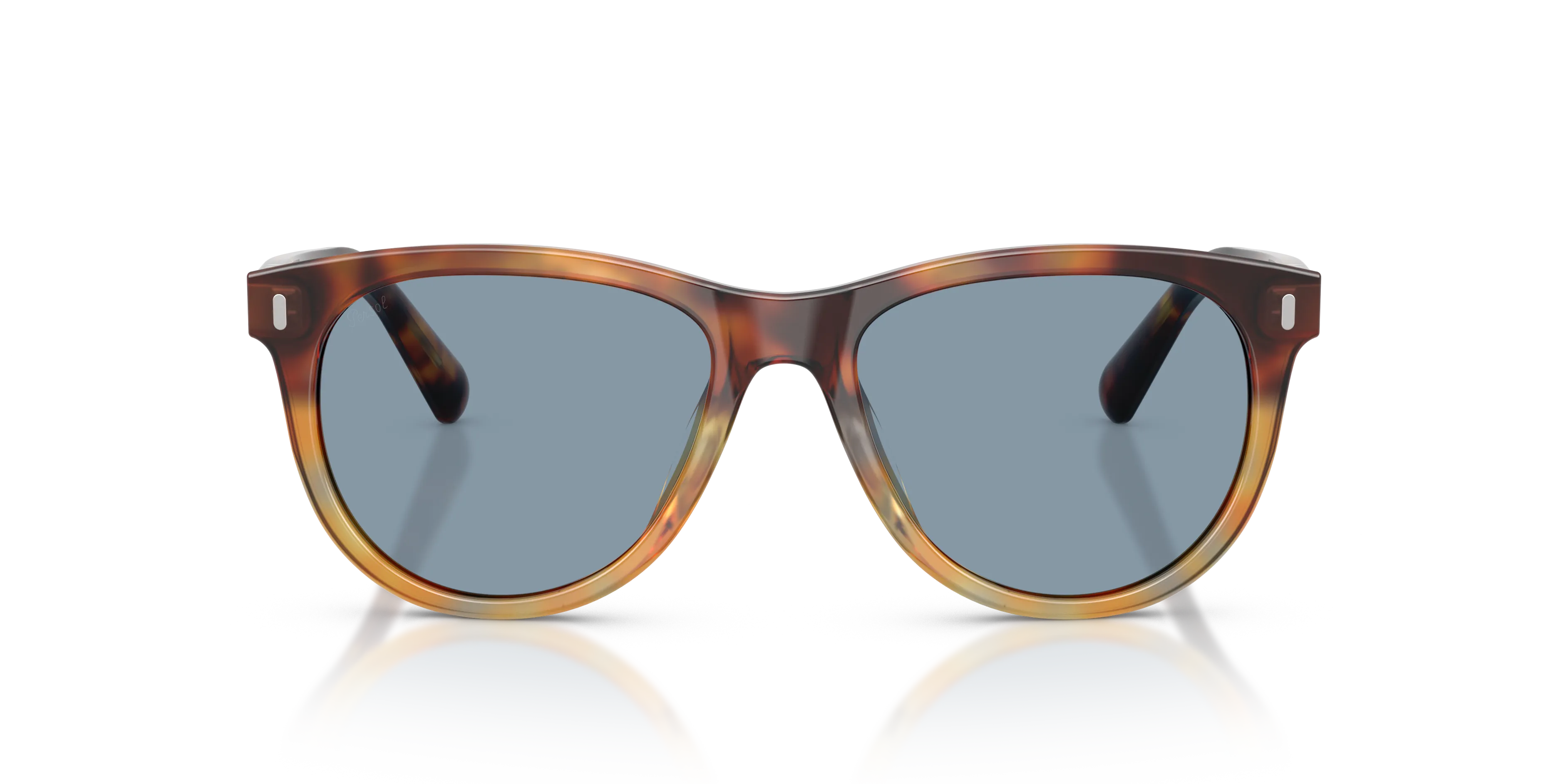 Persol PO3408S 115856 Occhiali da sole Acetato Tartaruga Blu Pantos Normale - immagine 3