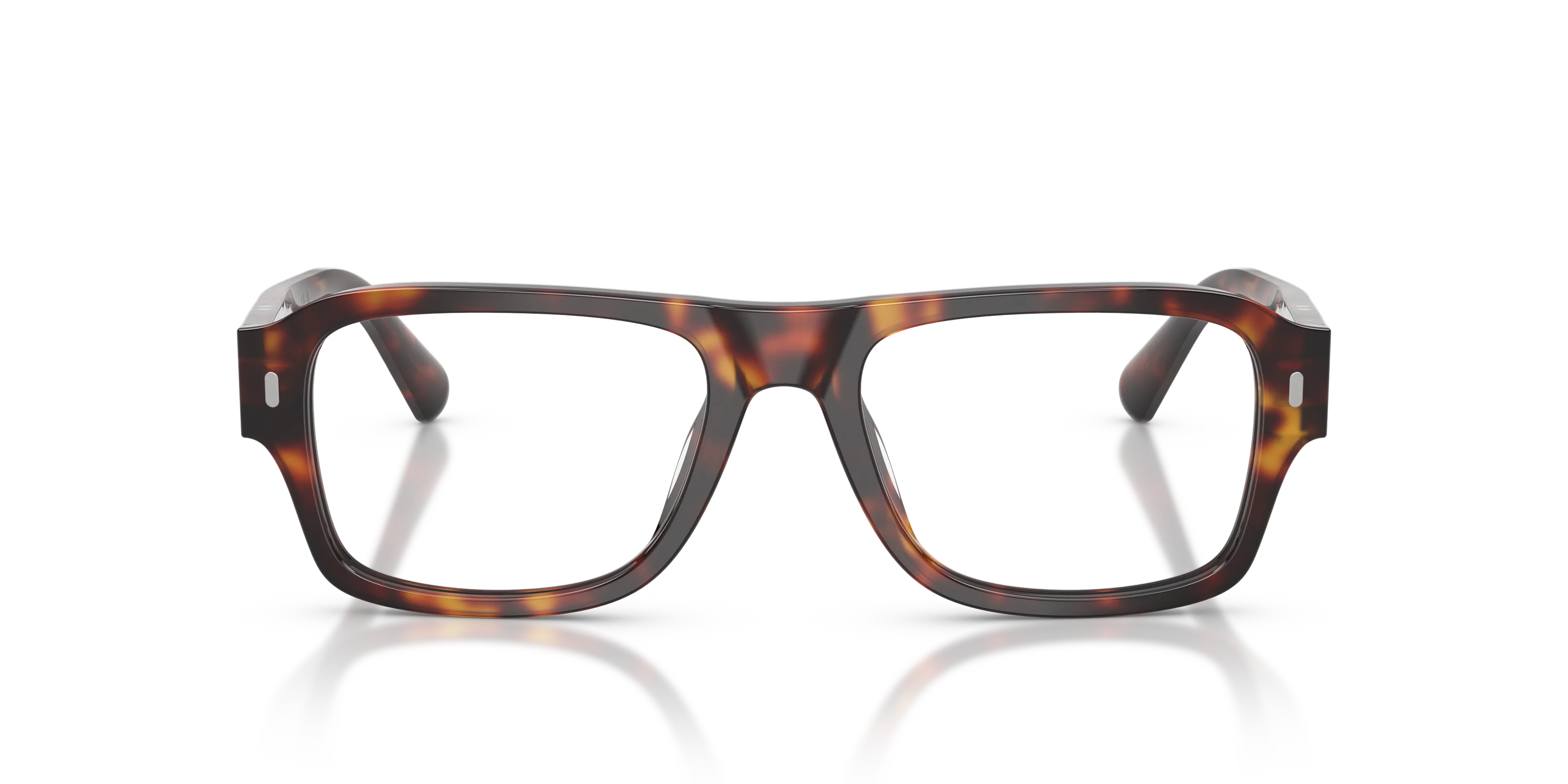 Persol PO3407V 24 Montature da vista Acetato Tartaruga Trasparente Squadrata Normale - immagine 3