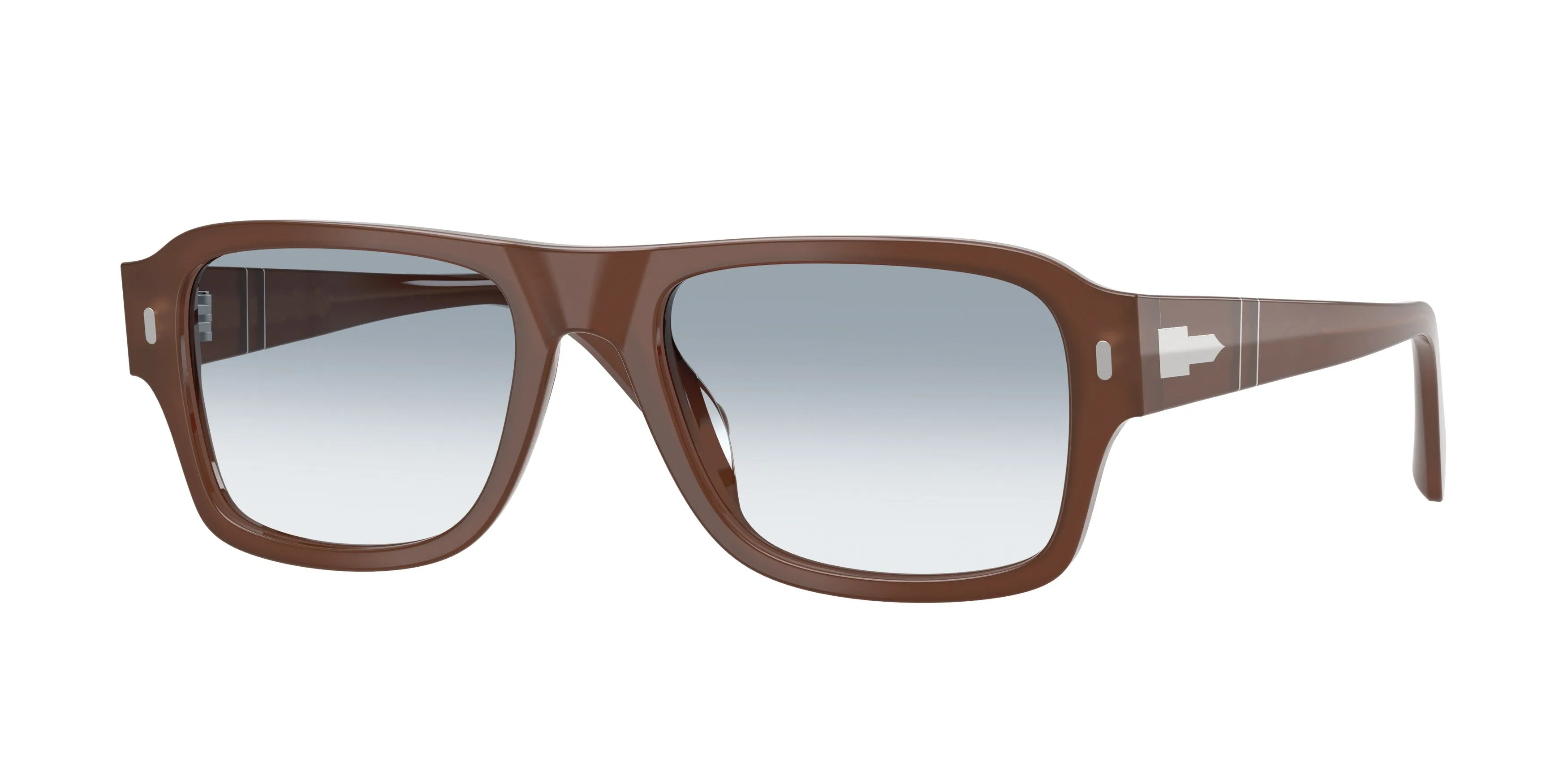 Persol PO3407V 1250 Montature da vista Acetato Rosso Trasparente Squadrata Normale - immagine 1