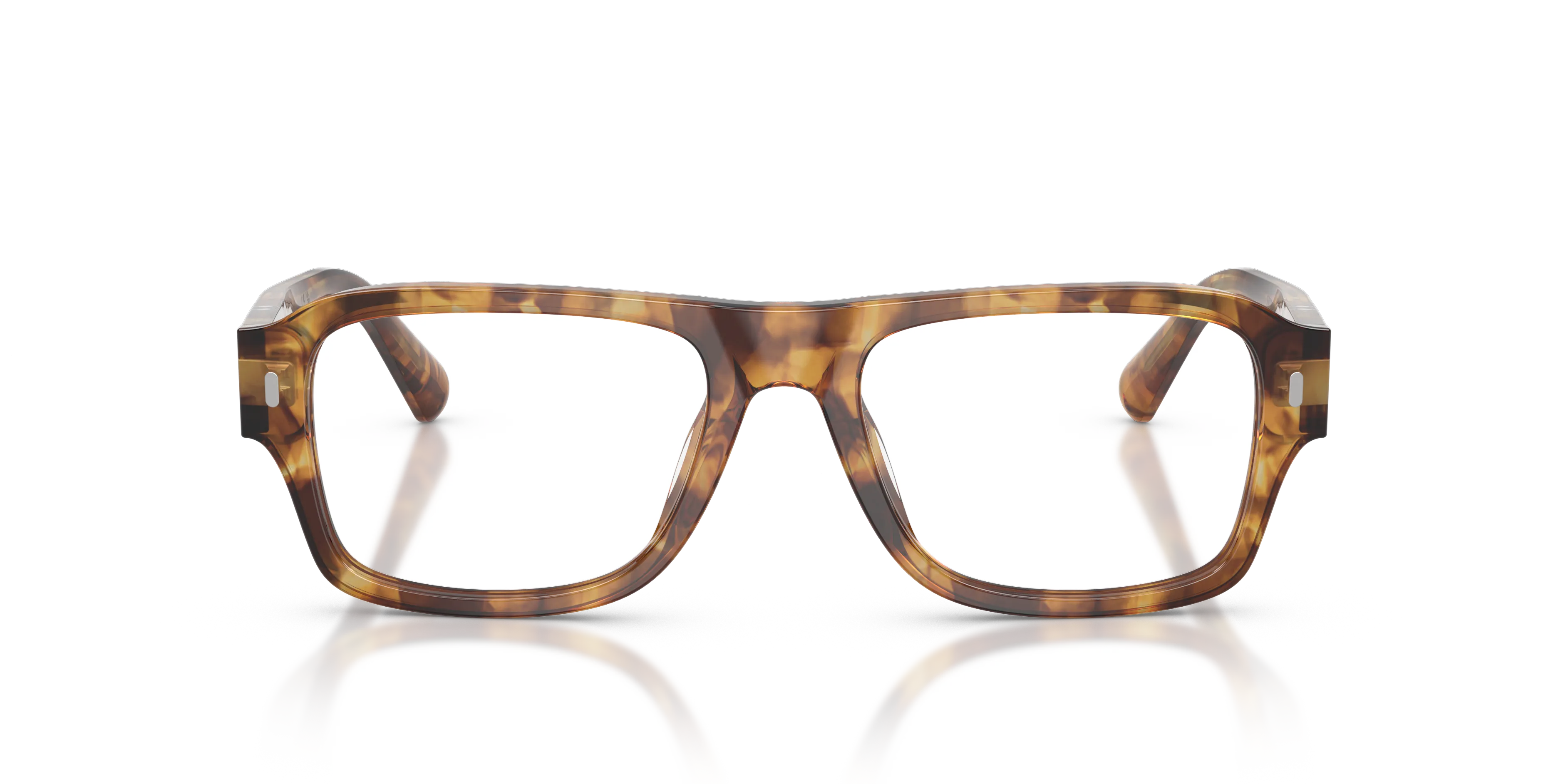 Persol PO3407V 1243 Montature da vista Acetato Marrone Trasparente Squadrata Normale - immagine 3