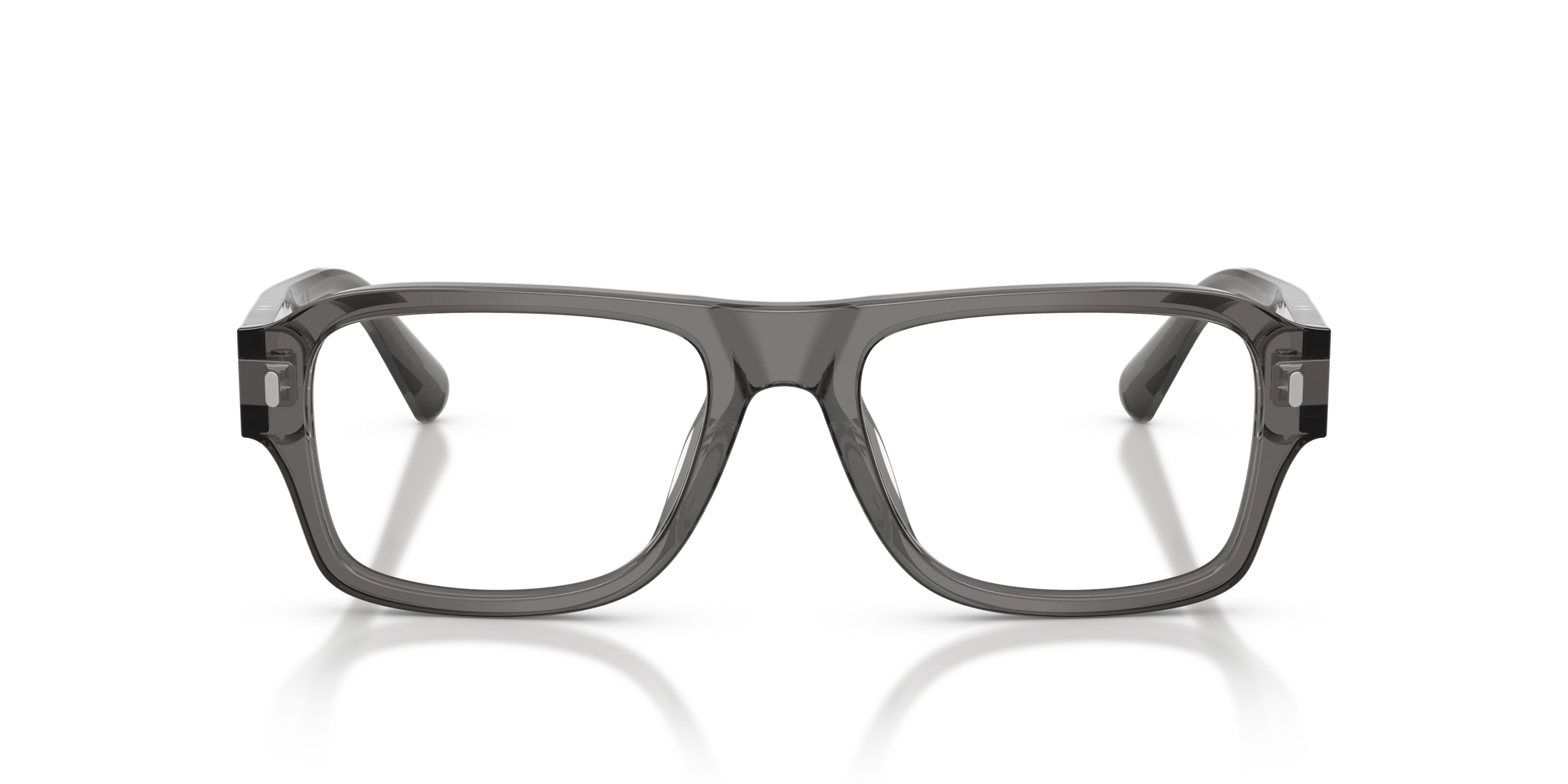 Persol PO3407V 1196 Montature da vista Acetato Grigio Trasparente Squadrata Normale - immagine 3
