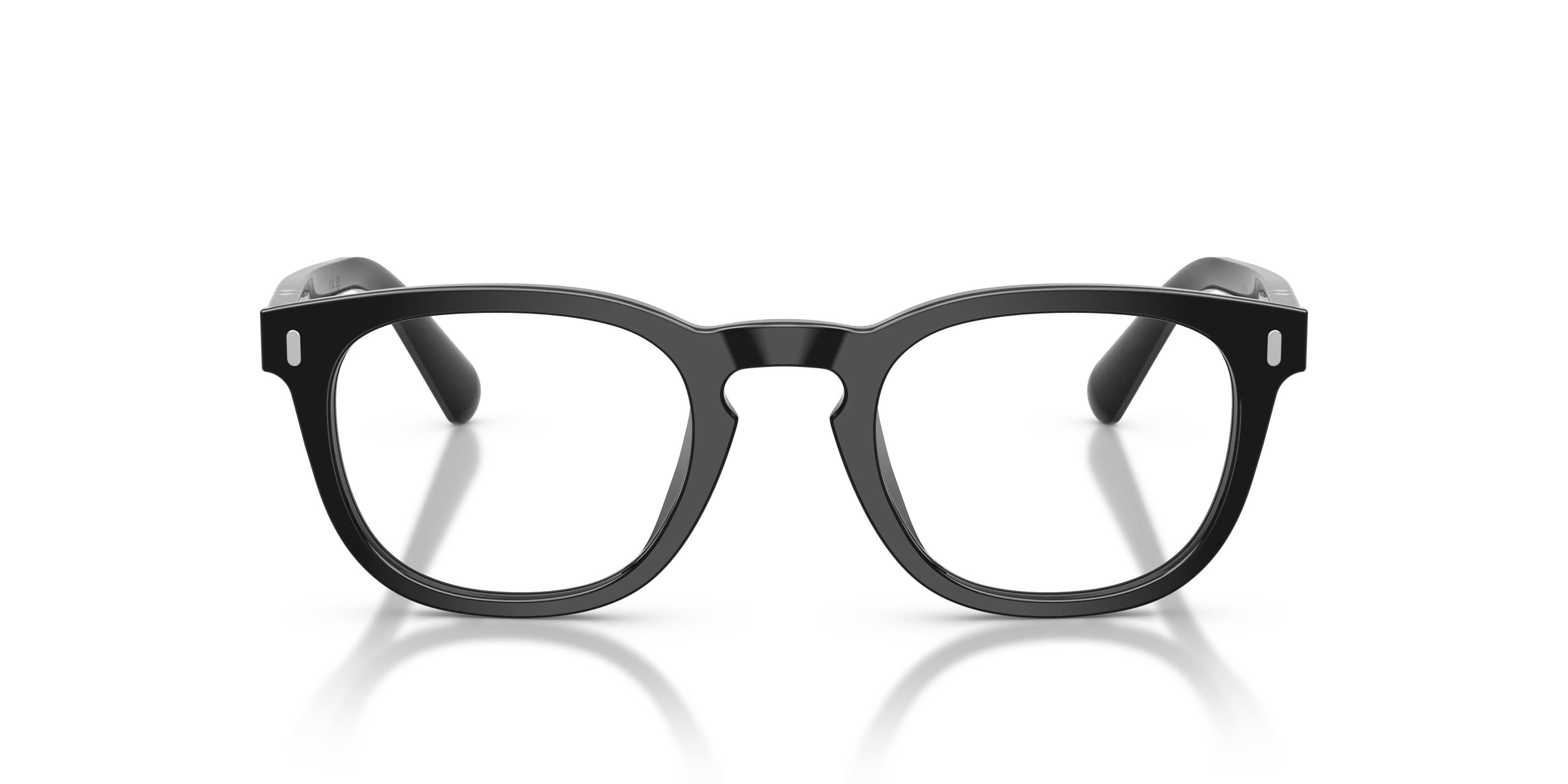 Persol PO3406V GIANNI 95 Montature da vista Acetato Nero Trasparente Squadrata Normale - immagine 3