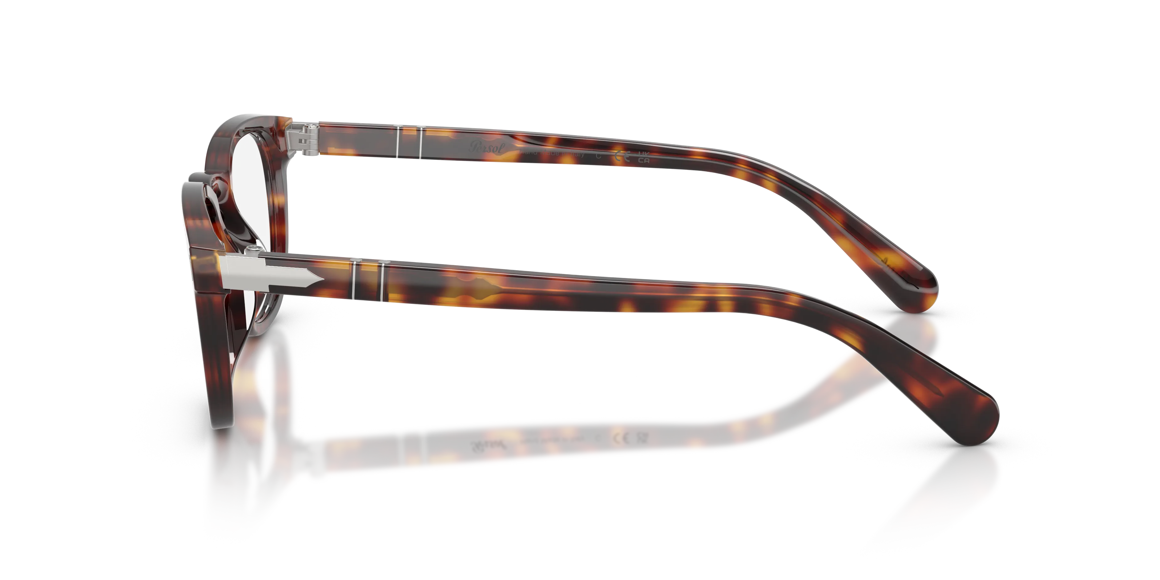 Persol PO3406V GIANNI 24 Montature da vista Acetato Tartaruga Trasparente Squadrata Normale - immagine 4