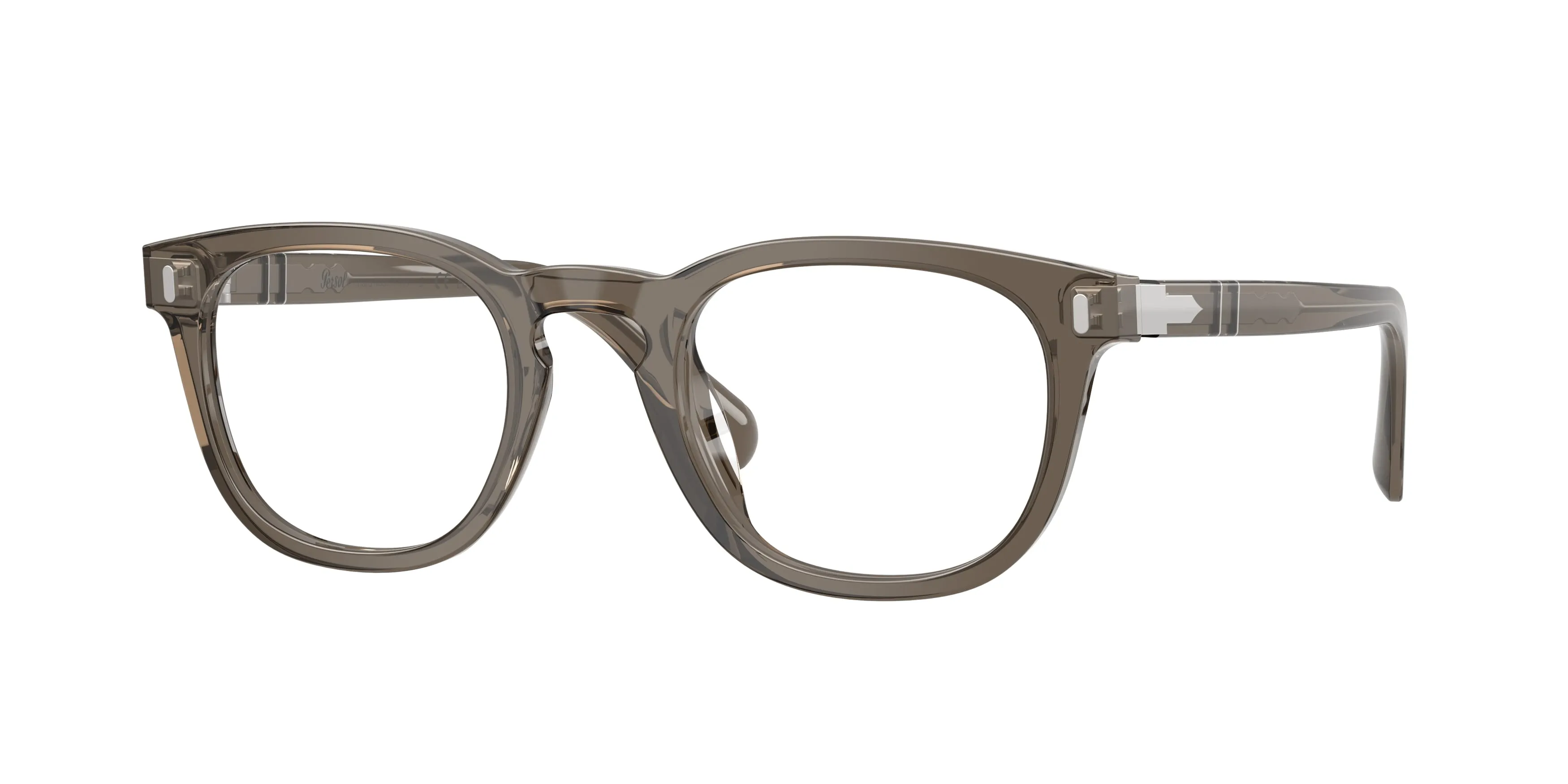 Persol PO3406V GIANNI 1103 Montature da vista Acetato Verde Trasparente Squadrata Normale - immagine 1