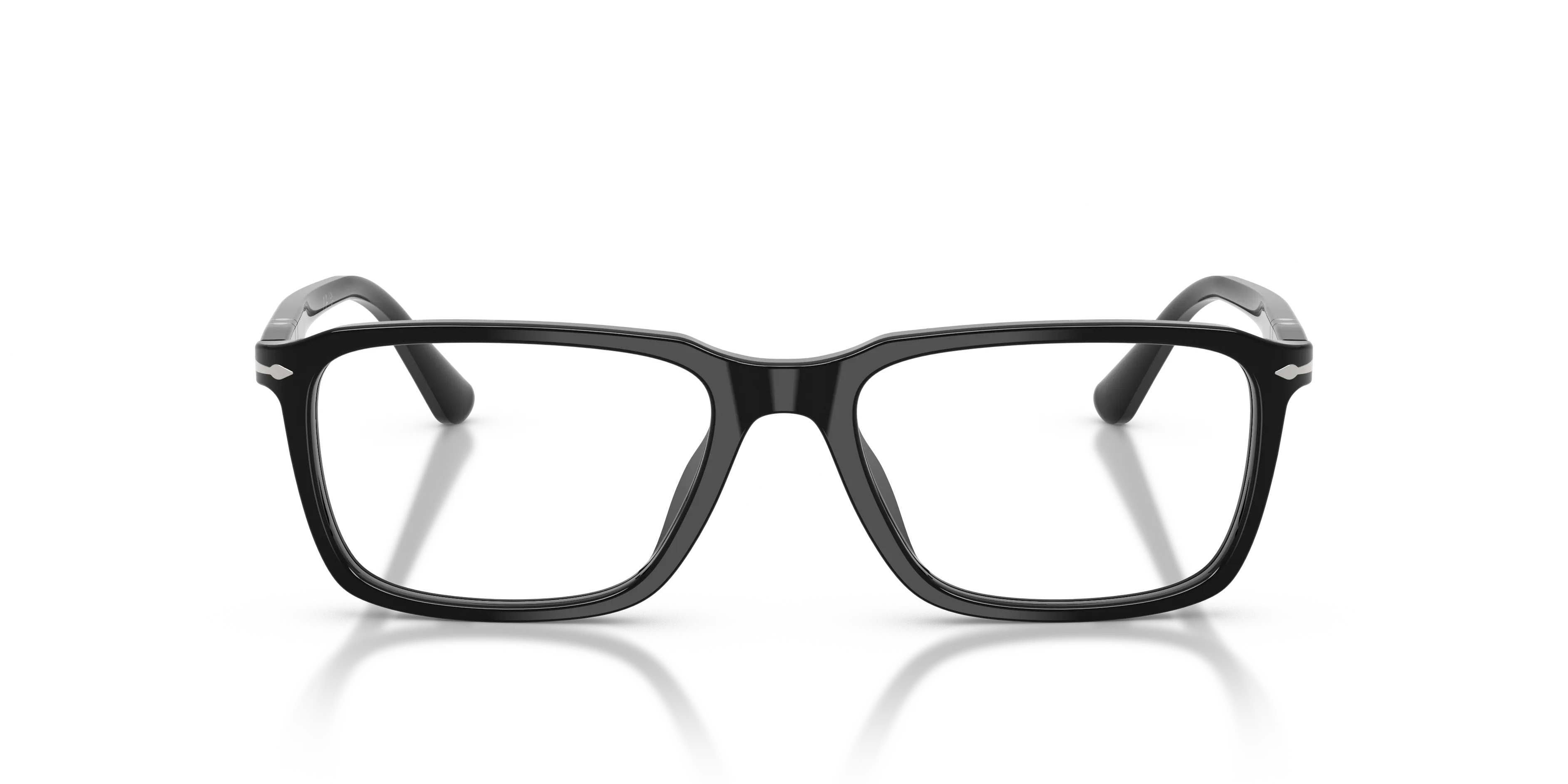 Persol PO3405V 95 Montature da vista Acetato Nero Trasparente Squadrata Normale - immagine 3