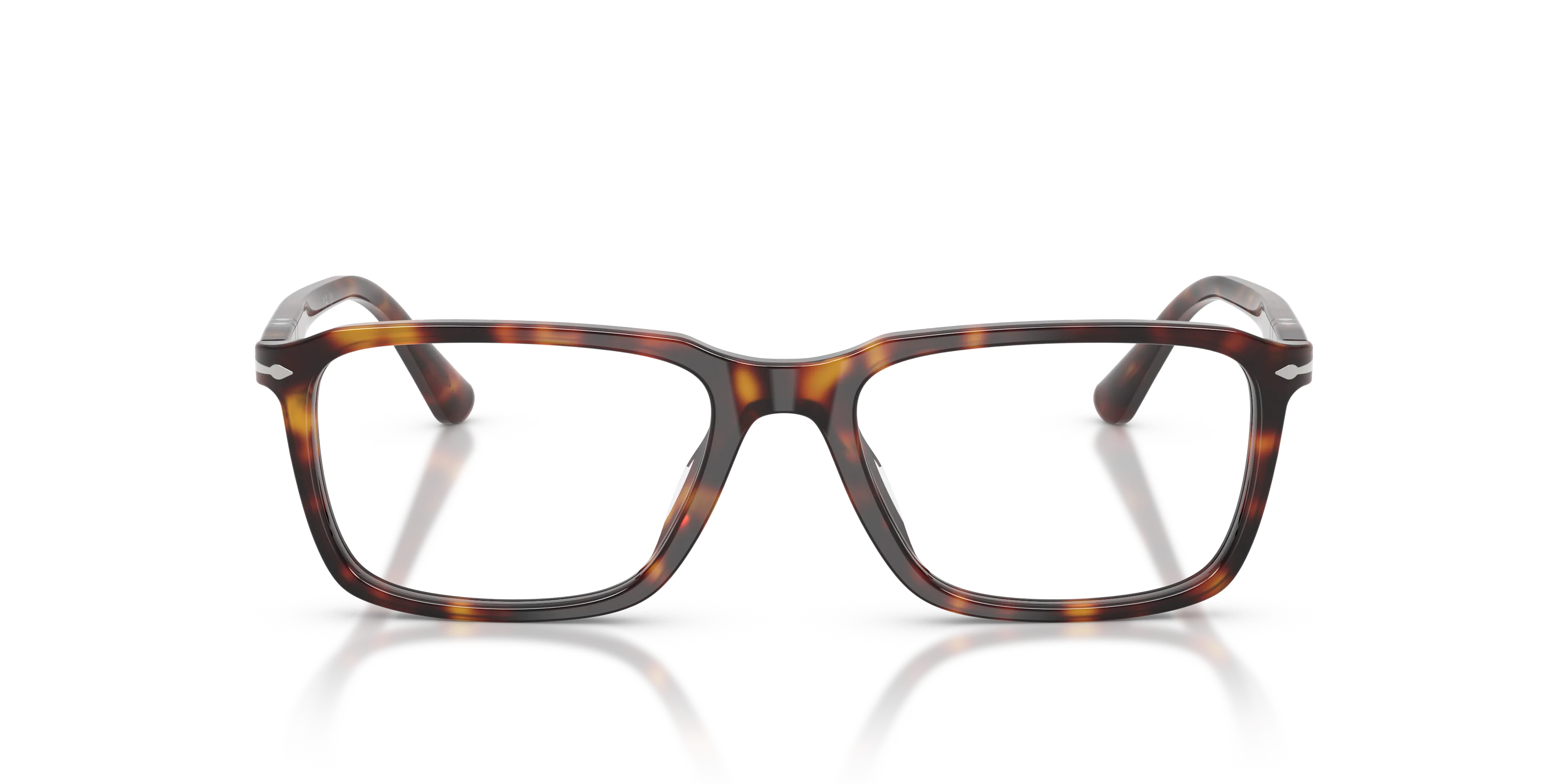 Persol PO3405V 24 Montature da vista Acetato Tartaruga Trasparente Squadrata Normale - immagine 3
