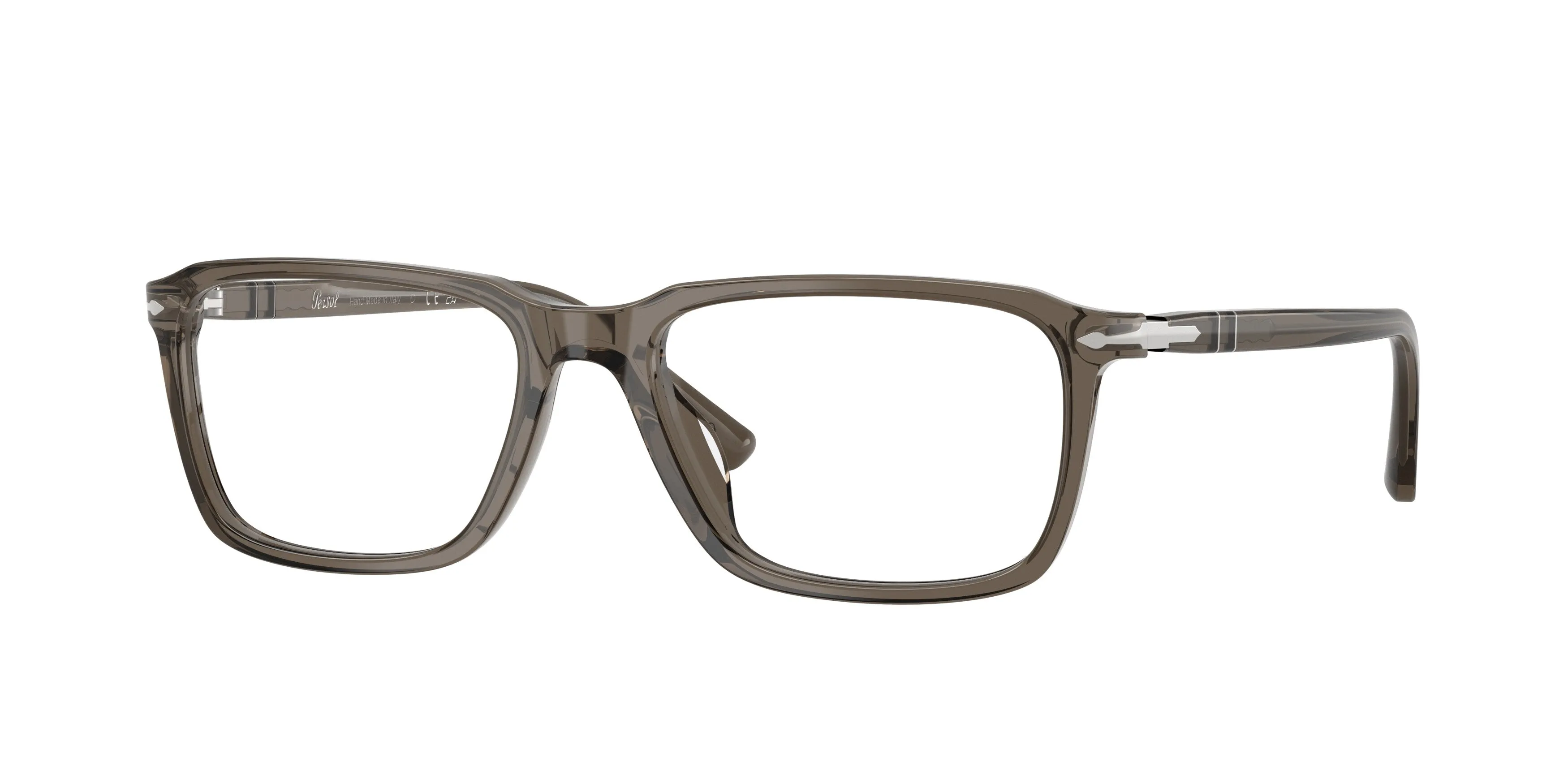 Persol PO3405V 1103 Montature da vista Acetato Verde Trasparente Squadrata Normale - immagine 1