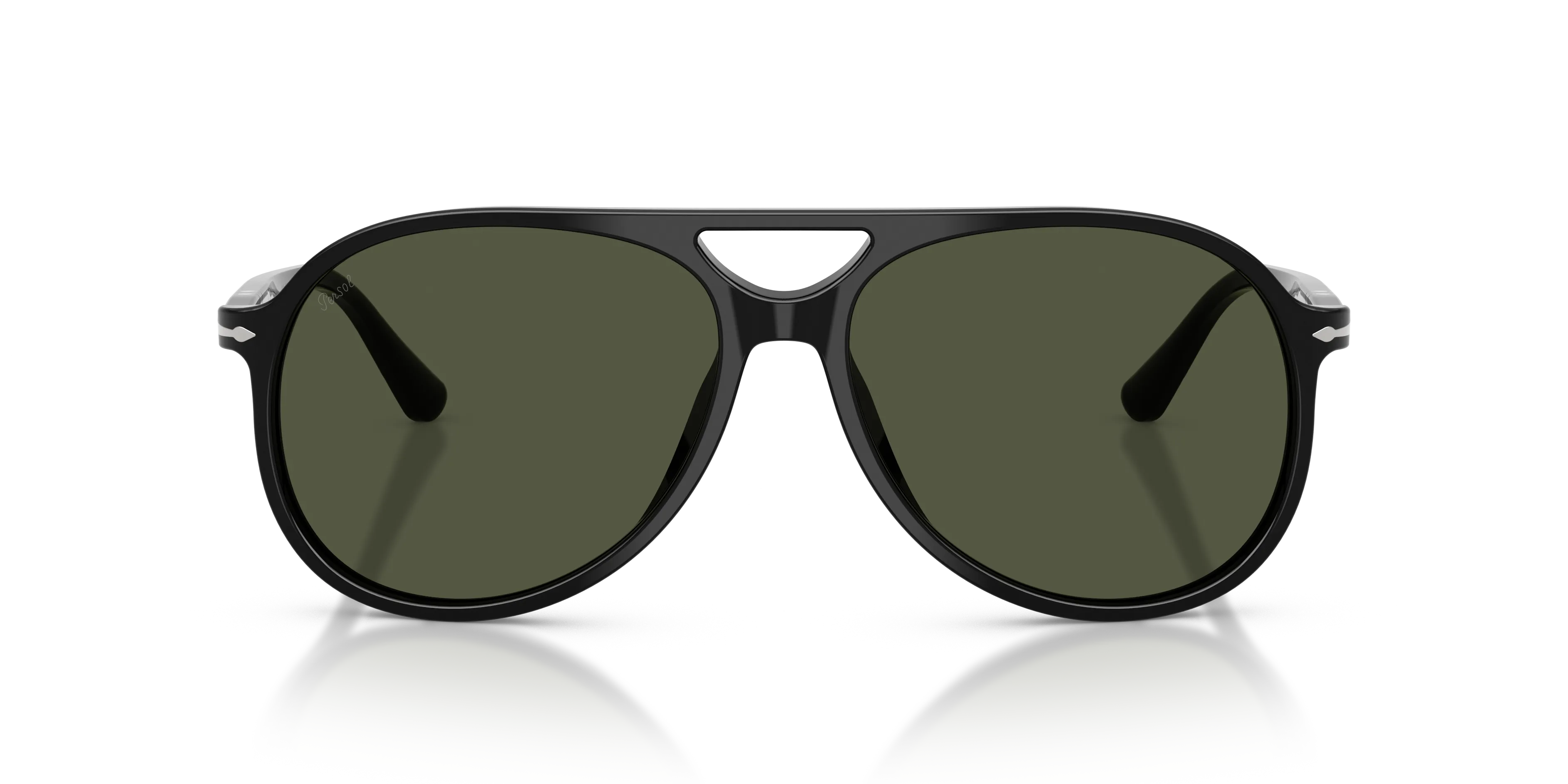 Persol PO3403S WALTER 95/31 Occhiali da sole Acetato Nero Verde Pilot Normale - immagine 3