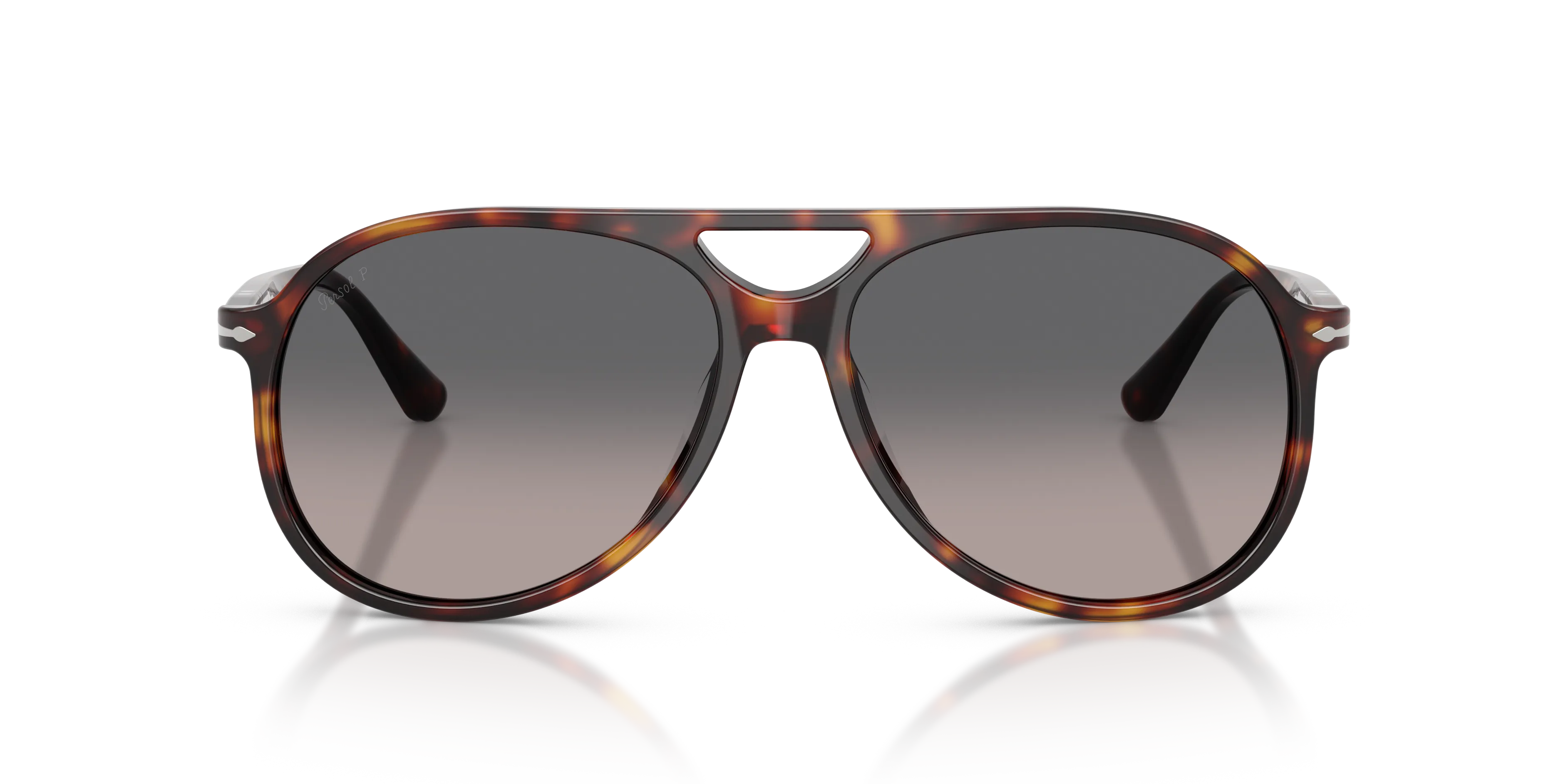Persol PO3403S WALTER 24/M3 Occhiali da sole Acetato Tartaruga Grigio Pilot Polarizzata Sfumato - immagine 3
