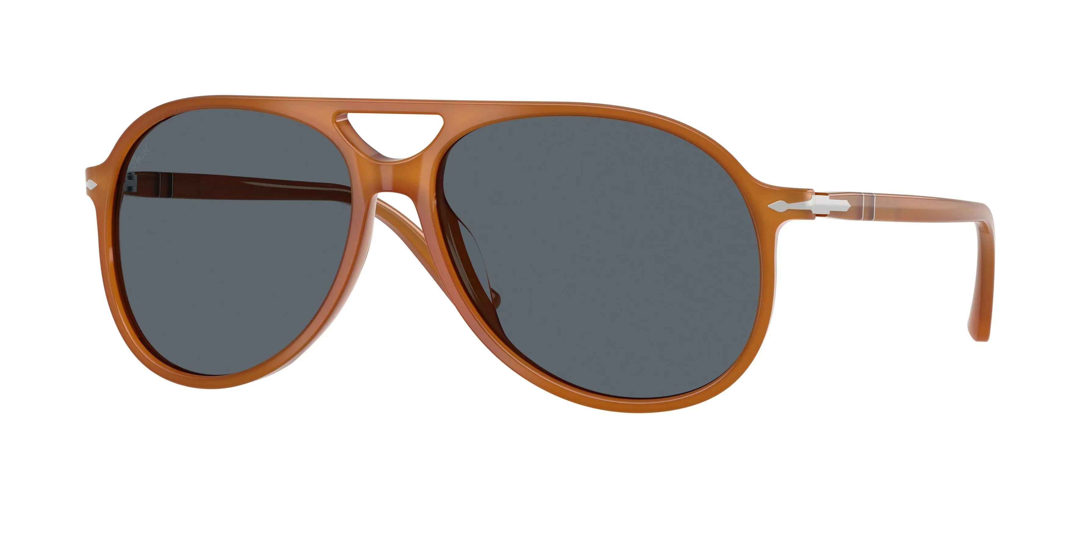 Persol PO3403S WALTER 1249R5 Occhiali da sole Acetato Giallo Blu Pilot Normale - immagine 1