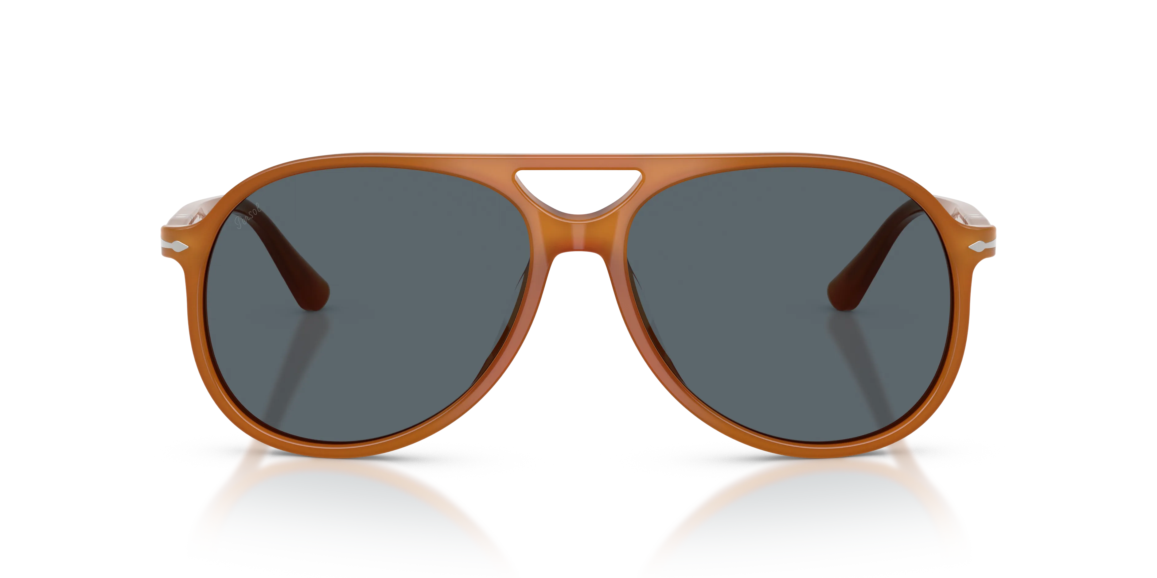 Persol PO3403S WALTER 1249R5 Occhiali da sole Acetato Giallo Blu Pilot Normale - immagine 3