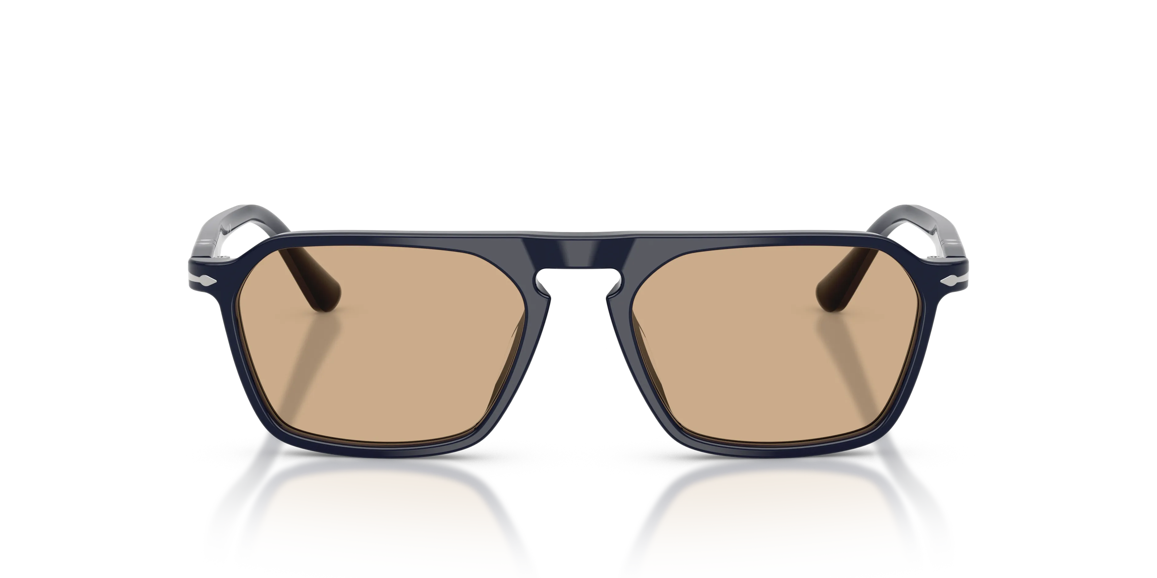 Persol PO3402V 1253 Montature da vista Acetato Blu Giallo Squadrata Normale - immagine 3
