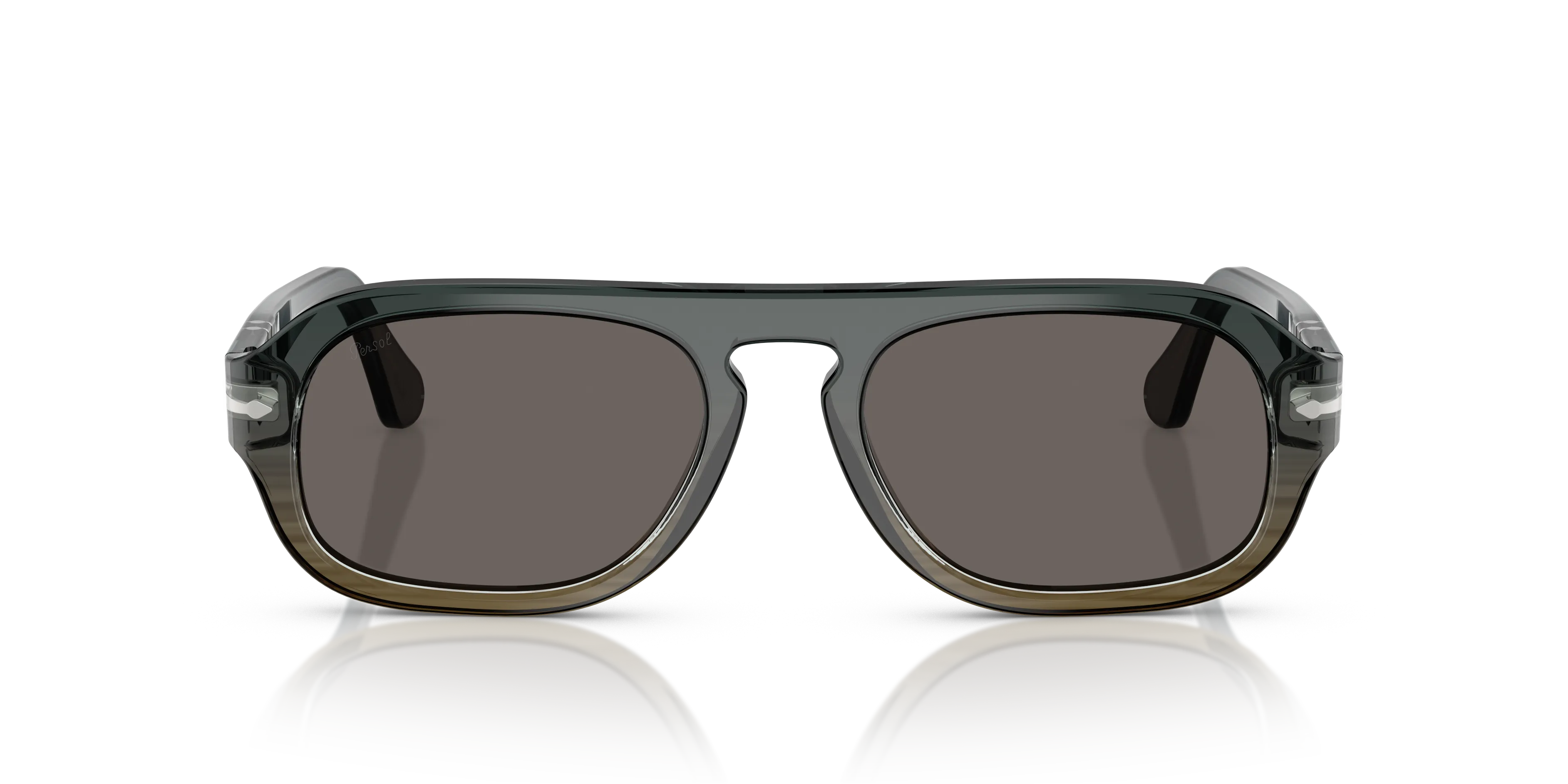 Persol PO3369S 1012B1 Occhiali da sole Acetato Grigio Grigio Pilot Normale - immagine 3