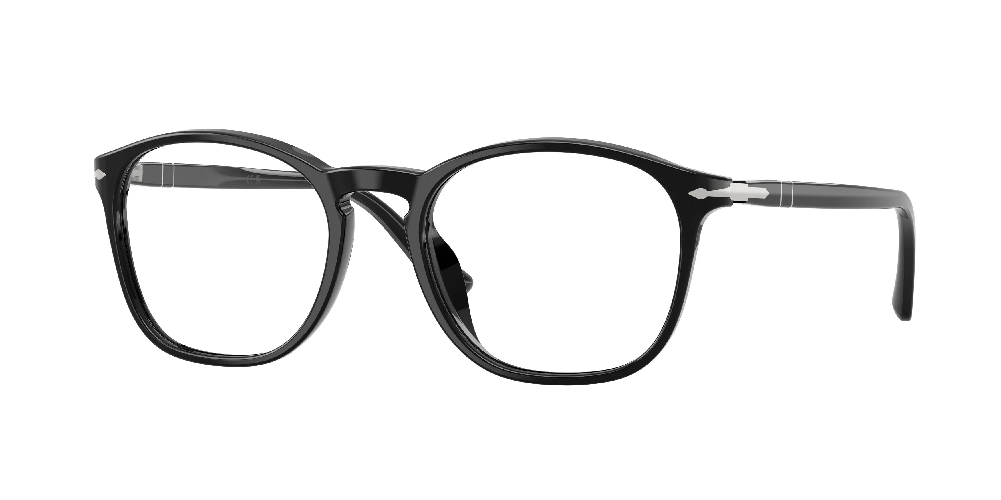 Persol PO3007VX 95 Montature da vista Acetato Nero Trasparente Squadrata Normale - immagine 1